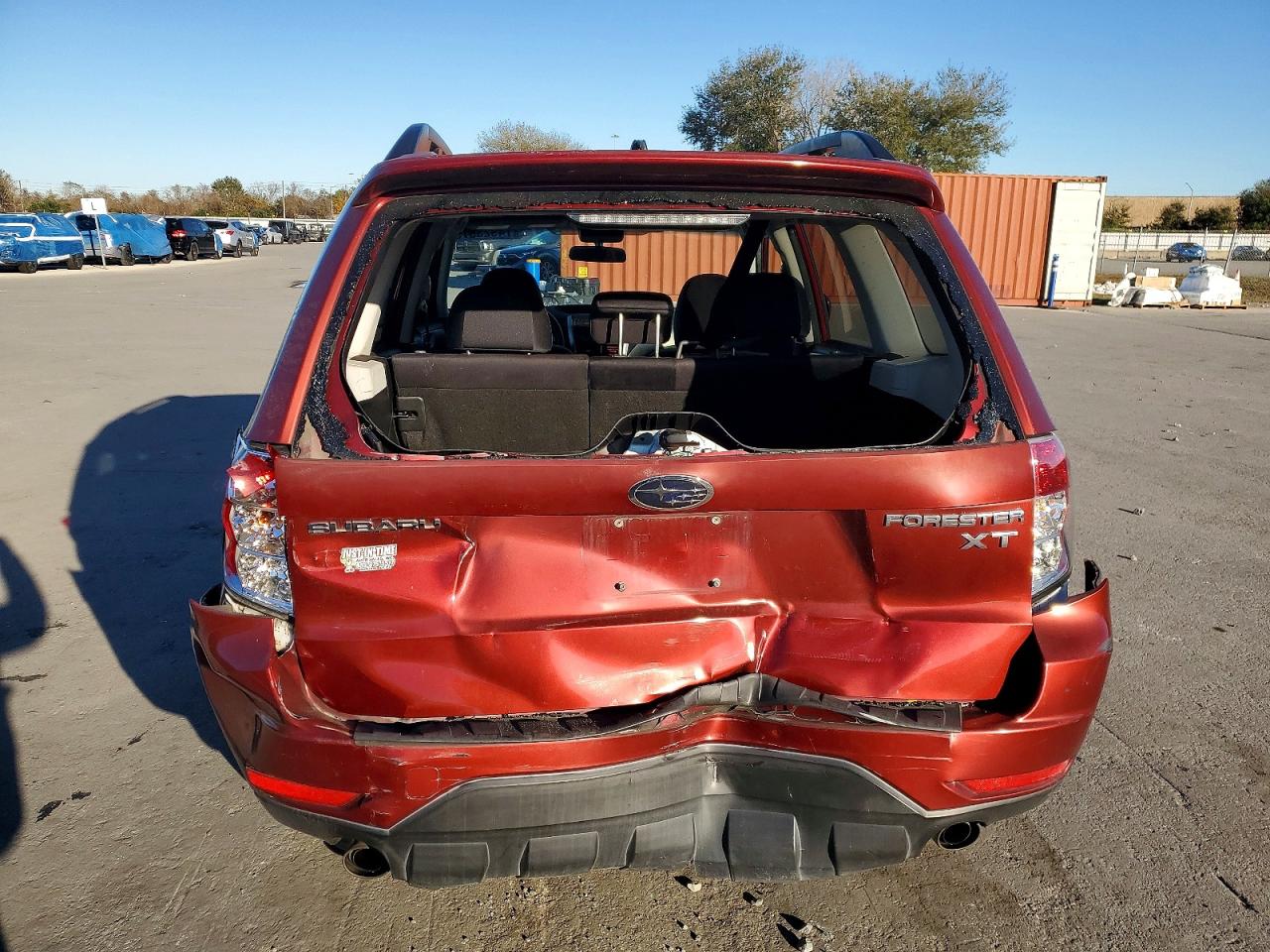 2009 Subaru Forester 2.5xt Burgundy vin: JF2SH65679H720509