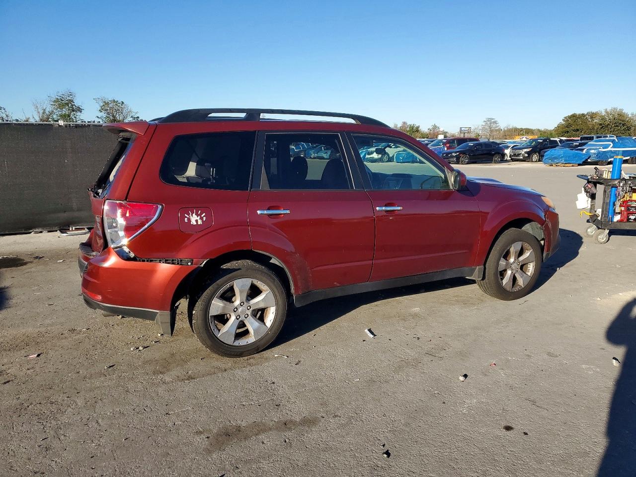 2009 Subaru Forester 2.5xt Burgundy vin: JF2SH65679H720509