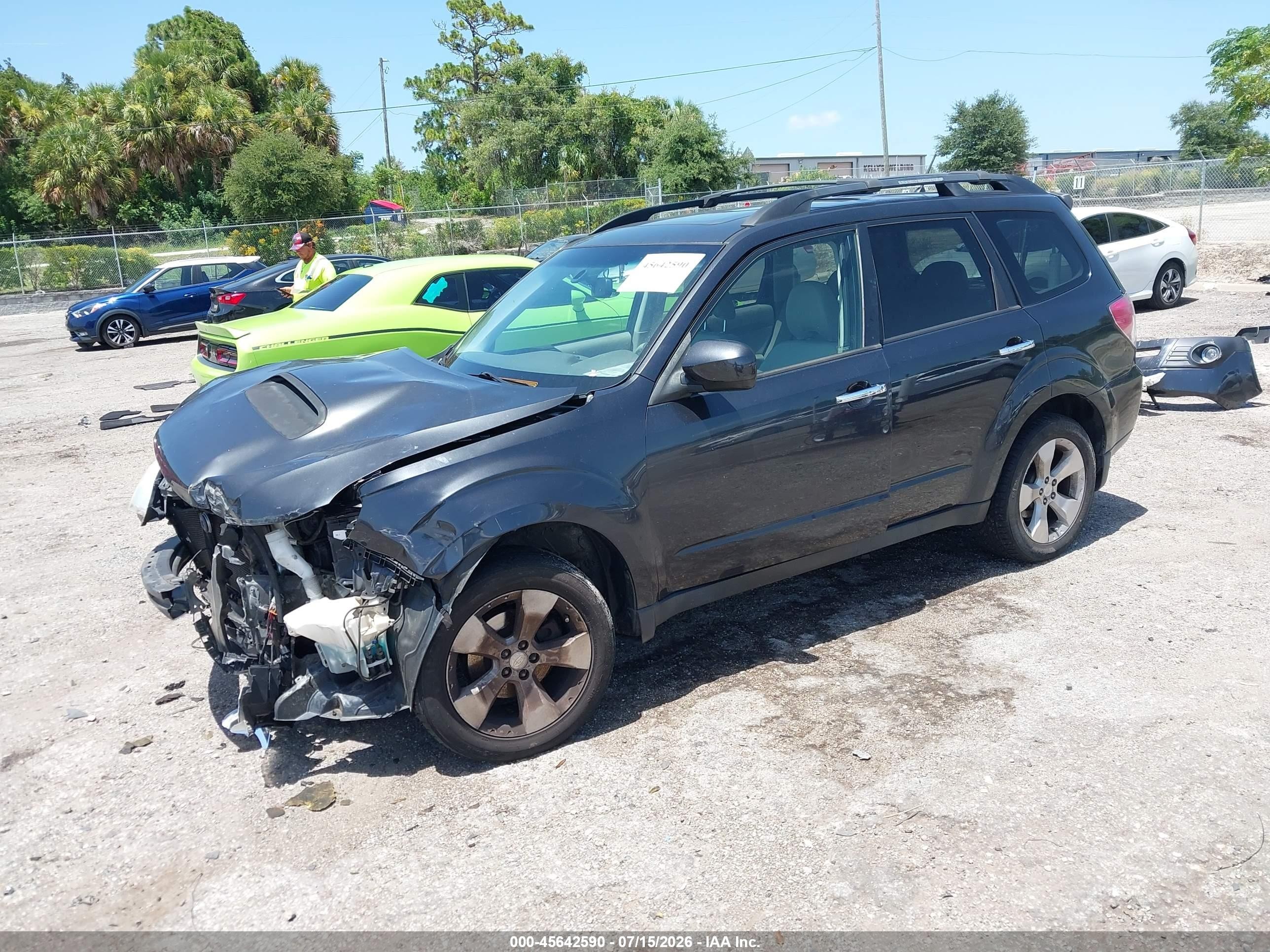 2009 Subaru Forester 2.5xt Черный vin: JF2SH656X9H711044