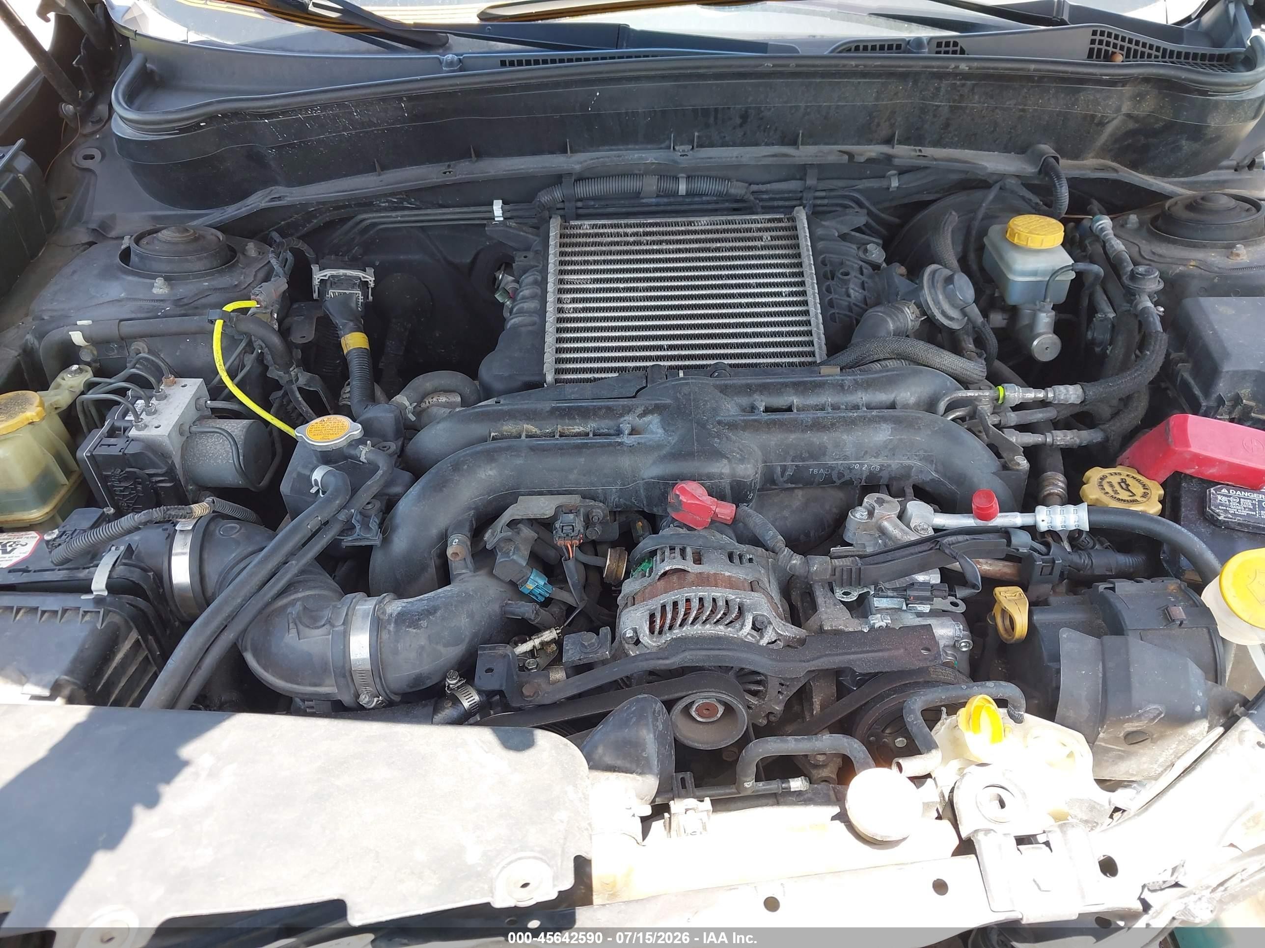 2009 Subaru Forester 2.5xt Черный vin: JF2SH656X9H711044