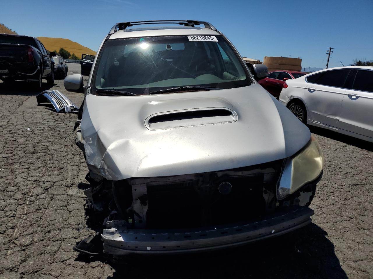 2009 Subaru Forester 2.5xt Limited Silver vin: JF2SH66619H775519