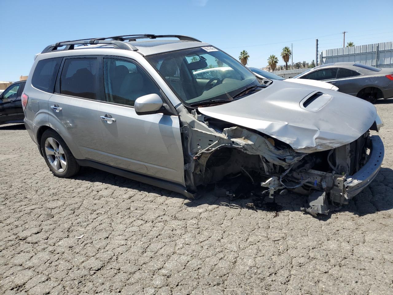 2009 Subaru Forester 2.5xt Limited Silver vin: JF2SH66619H775519