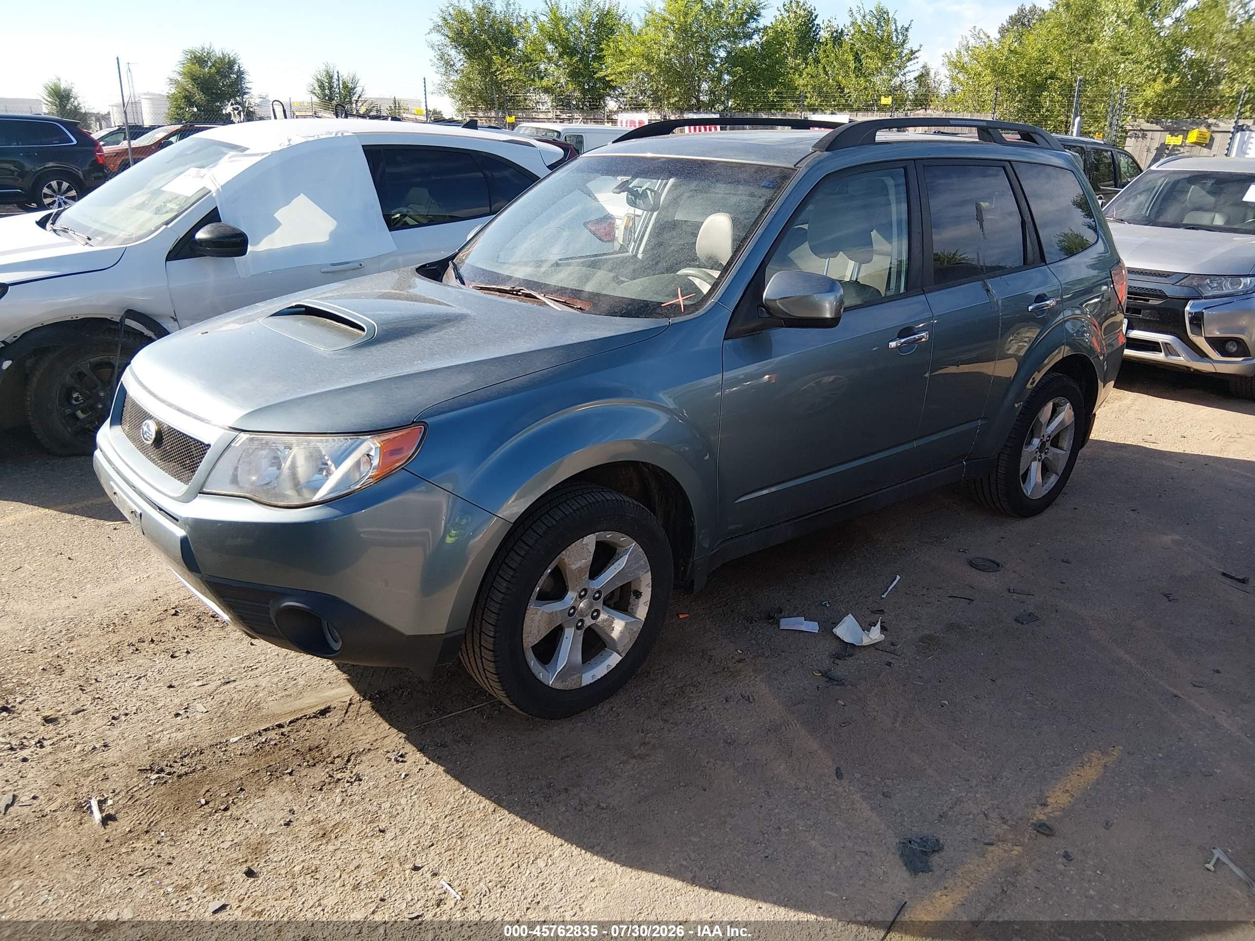 2009 Subaru Forester 2.5xt Limited Light Blue vin: JF2SH66689H711803
