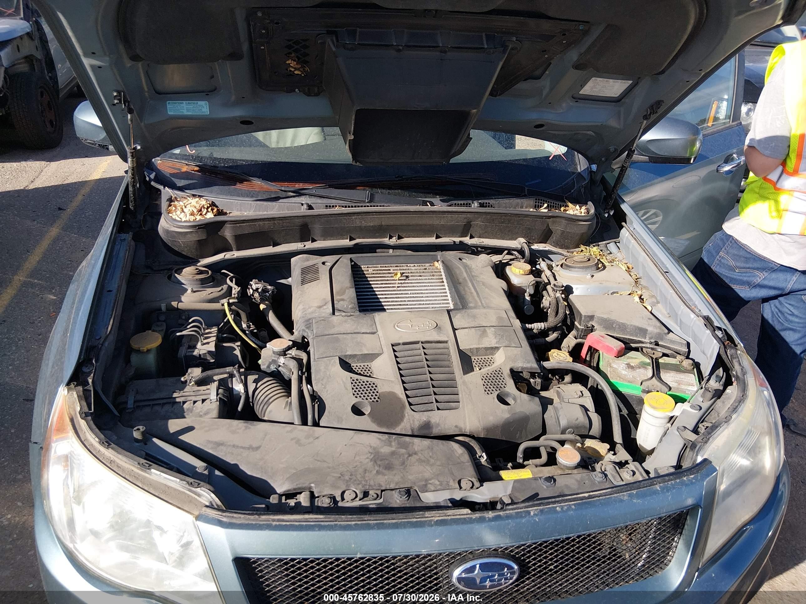 2009 Subaru Forester 2.5xt Limited Light Blue vin: JF2SH66689H711803
