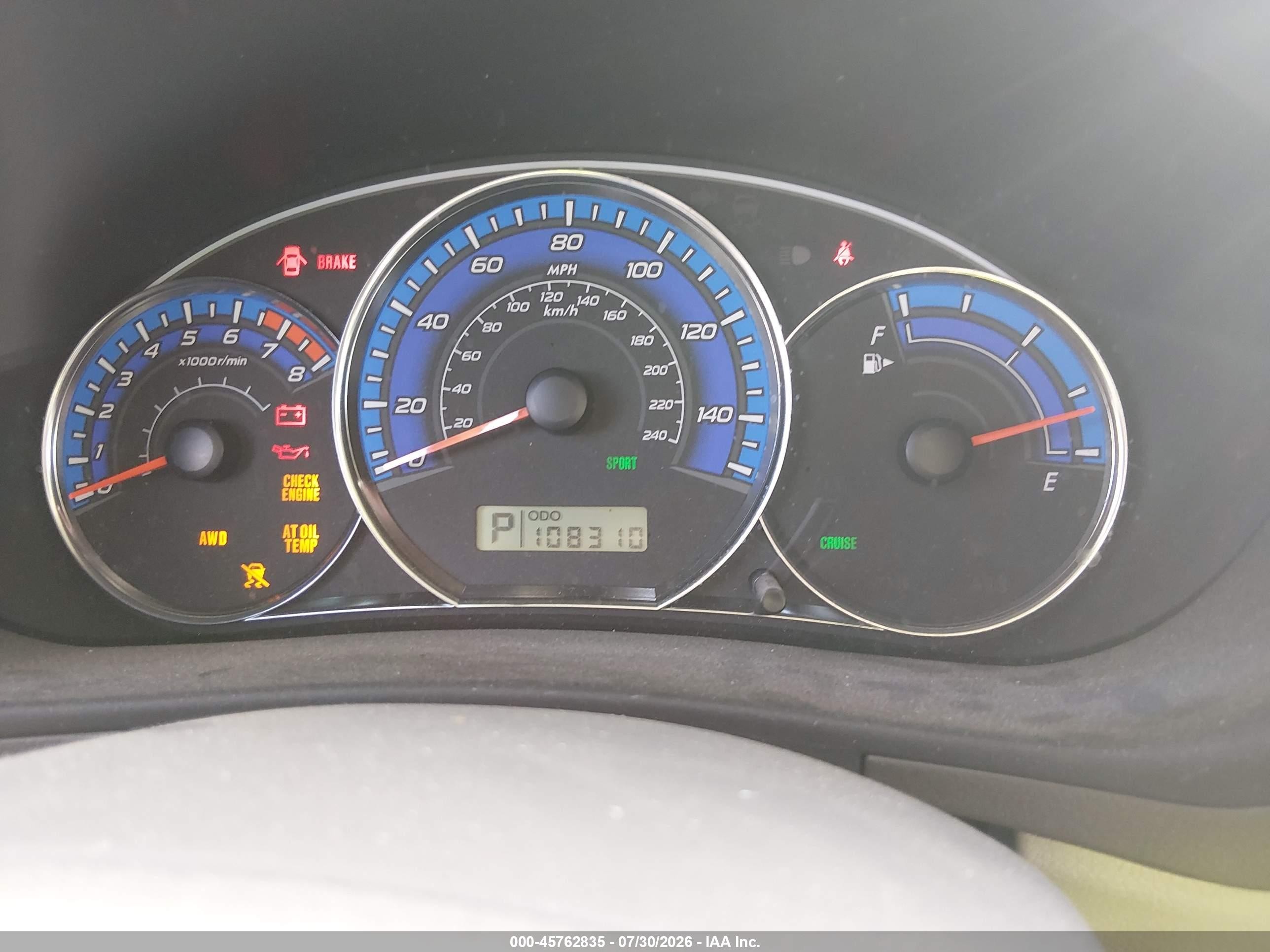2009 Subaru Forester 2.5xt Limited Light Blue vin: JF2SH66689H711803