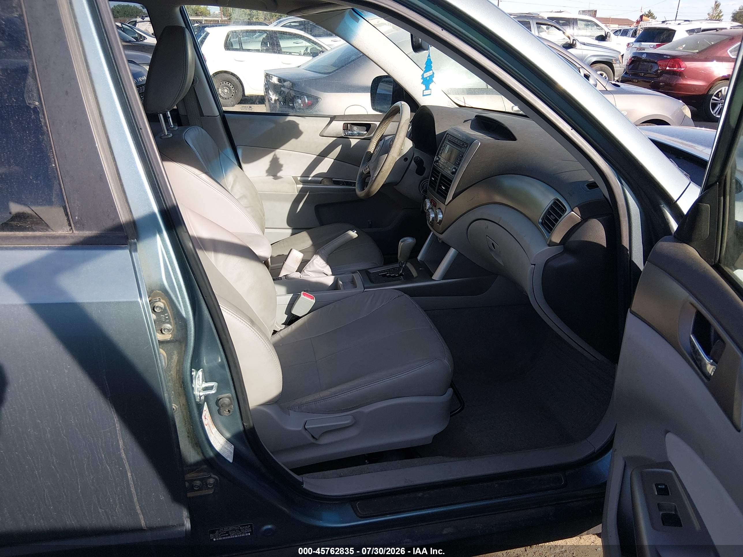 2009 Subaru Forester 2.5xt Limited Light Blue vin: JF2SH66689H711803