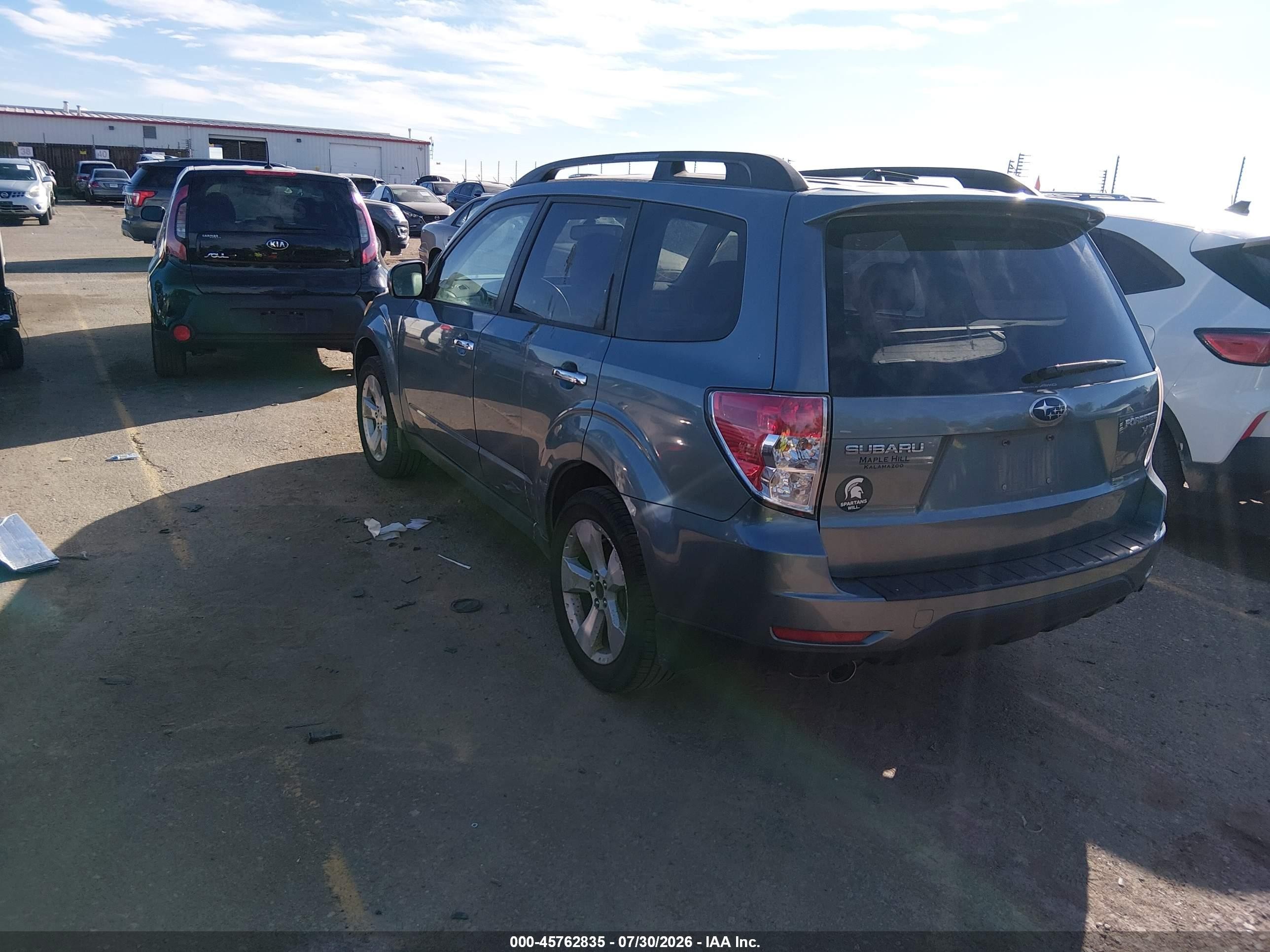 2009 Subaru Forester 2.5xt Limited Light Blue vin: JF2SH66689H711803