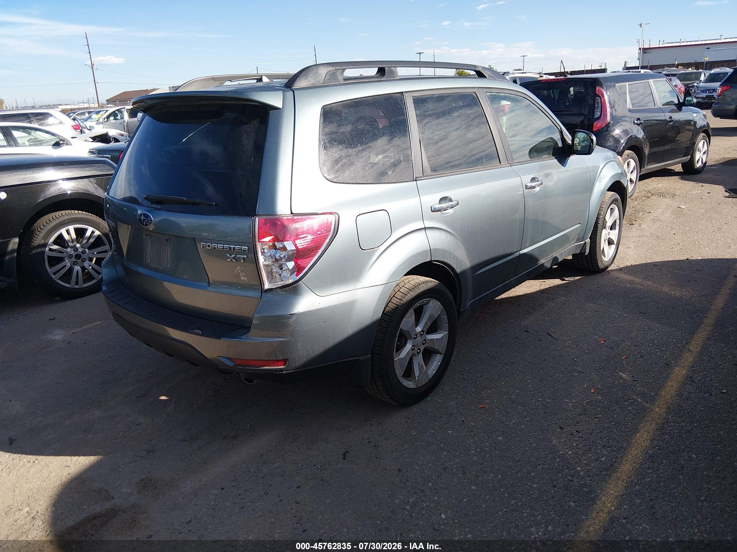 2009 Subaru Forester 2.5xt Limited Light Blue vin: JF2SH66689H711803