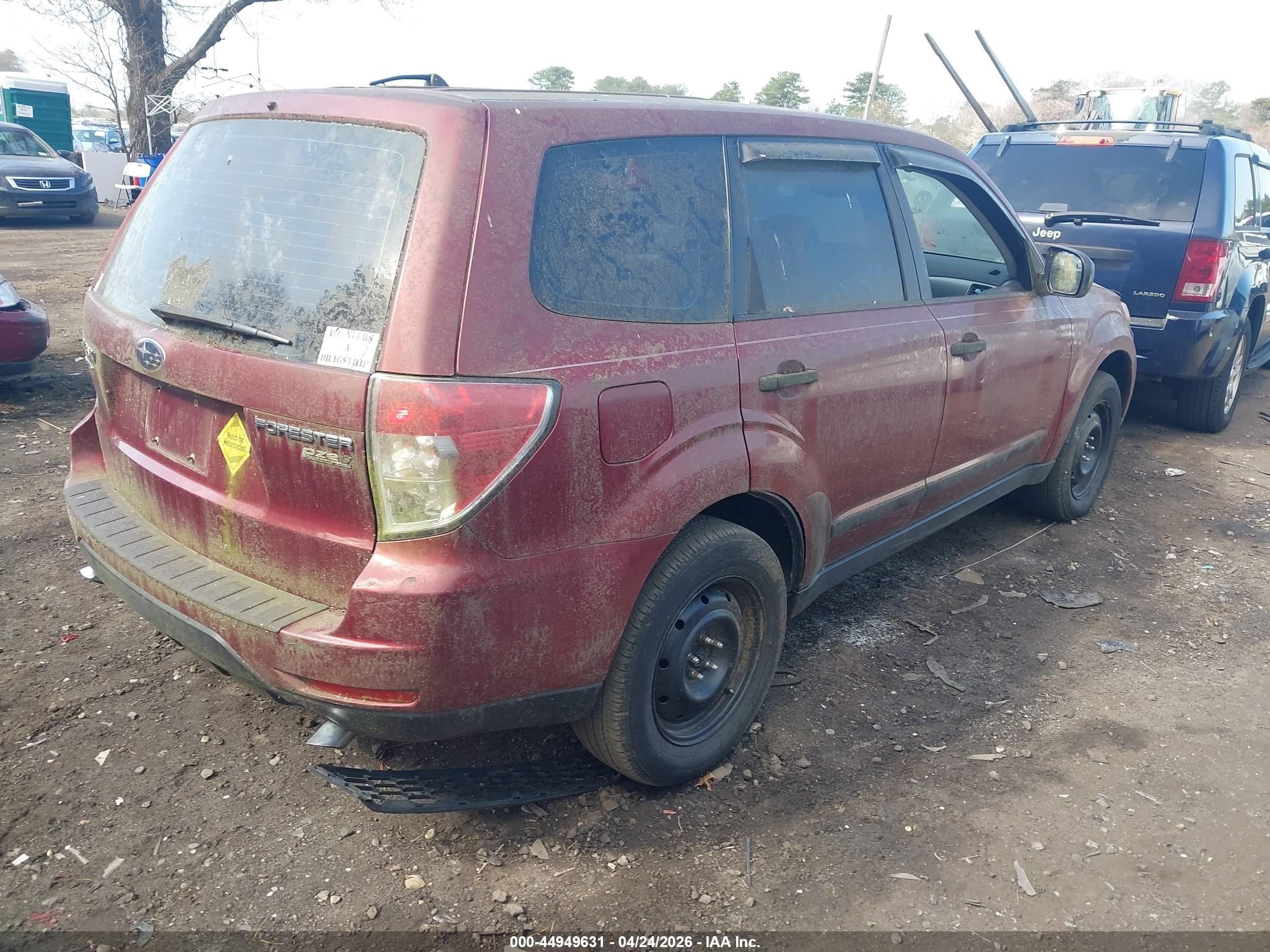 2010 Subaru Forester 2.5x Red vin: JF2SH6AC0AH702319