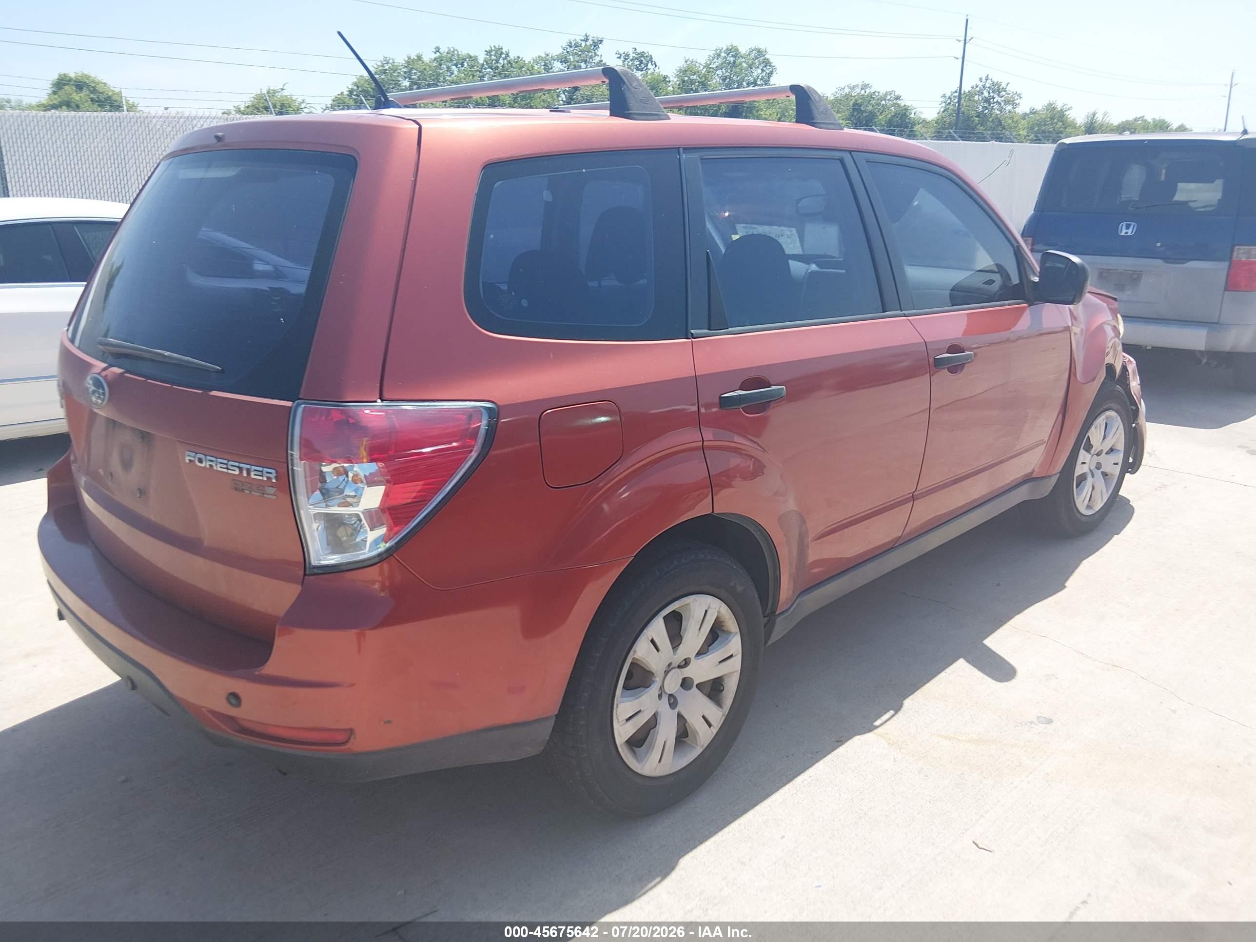 2010 Subaru Forester 2.5x Orange vin: JF2SH6AC0AH724028