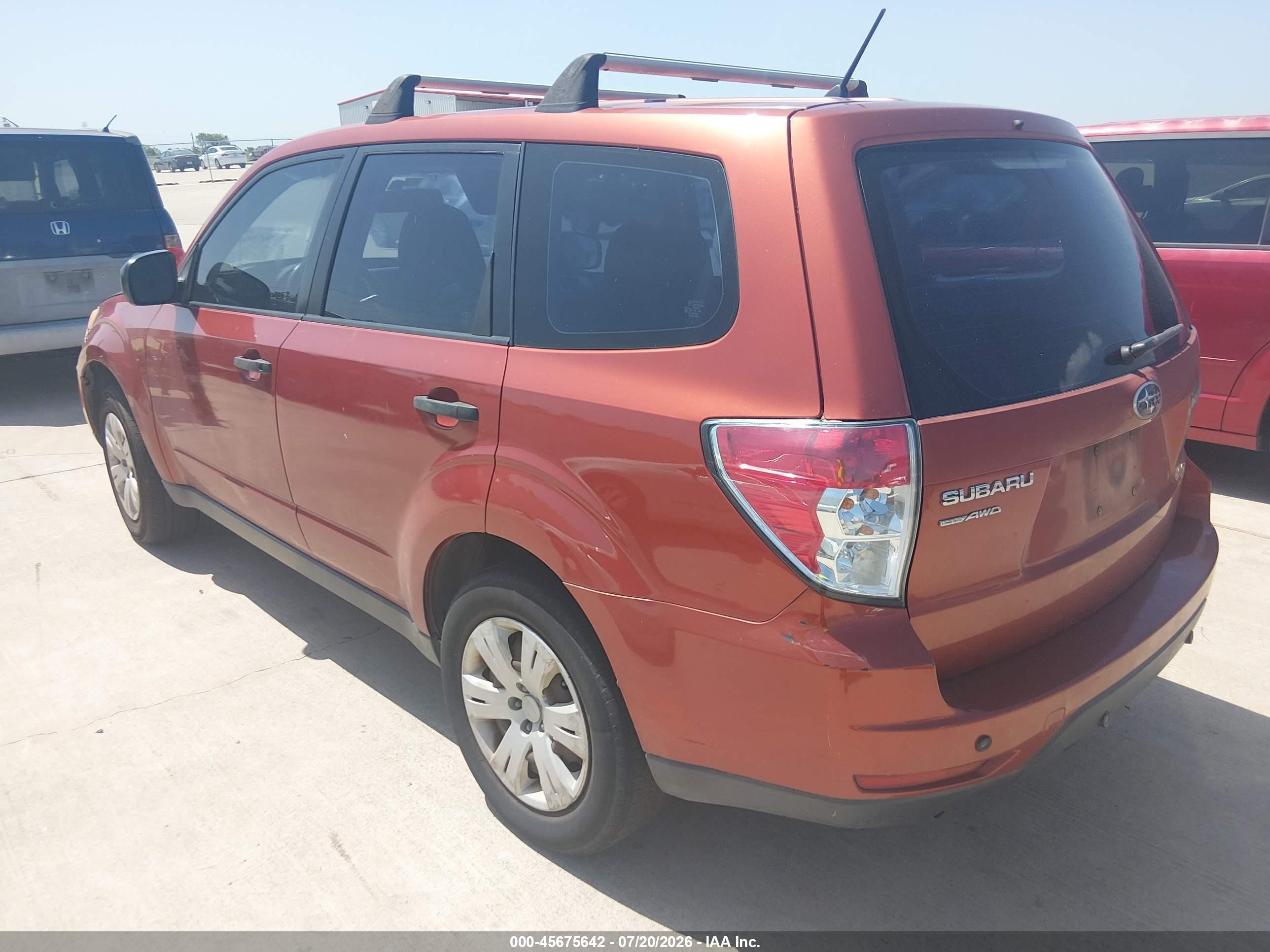 2010 Subaru Forester 2.5x Orange vin: JF2SH6AC0AH724028