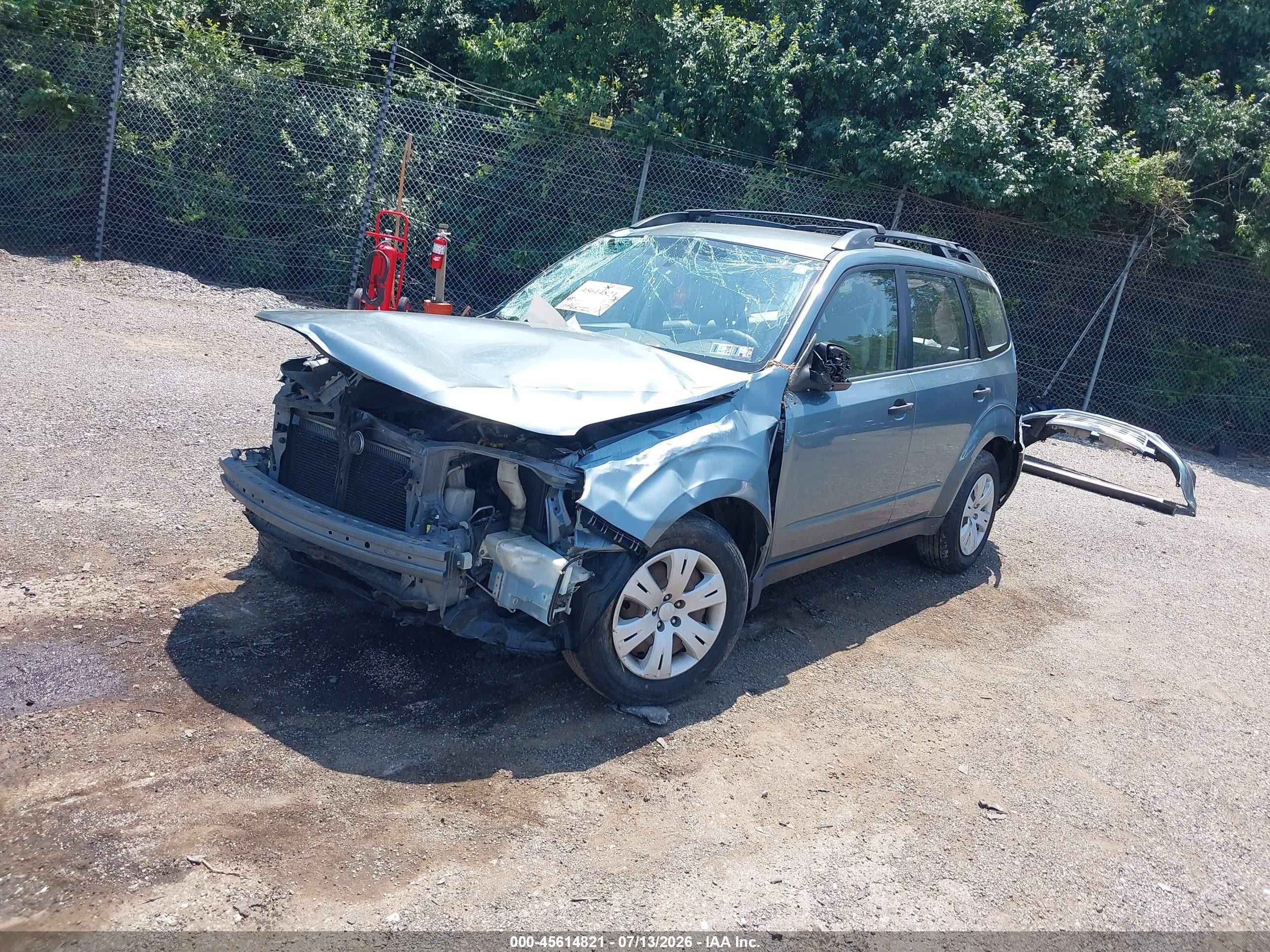 2010 Subaru Forester 2.5x Teal vin: JF2SH6AC0AH745736
