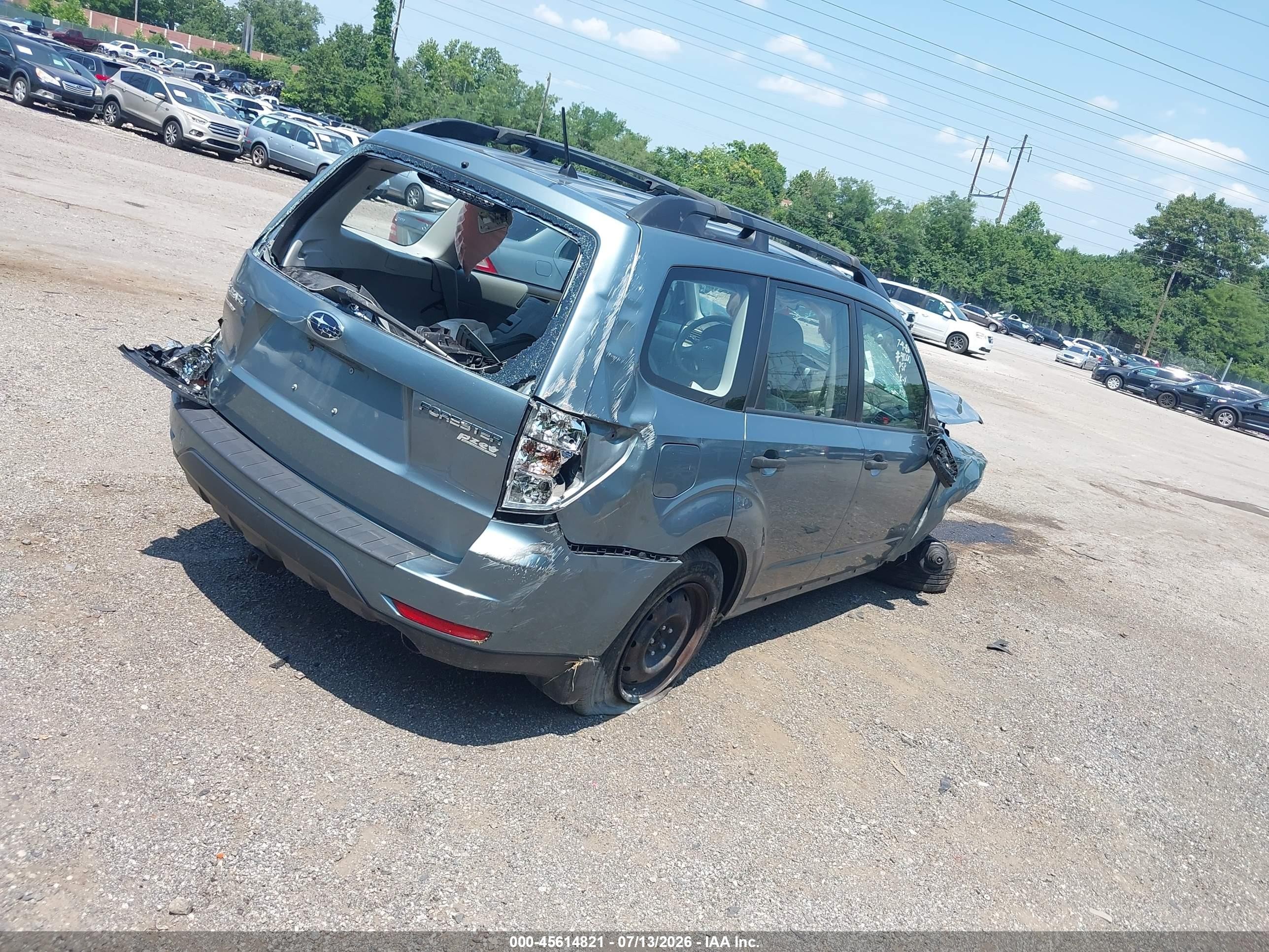 2010 Subaru Forester 2.5x Teal vin: JF2SH6AC0AH745736