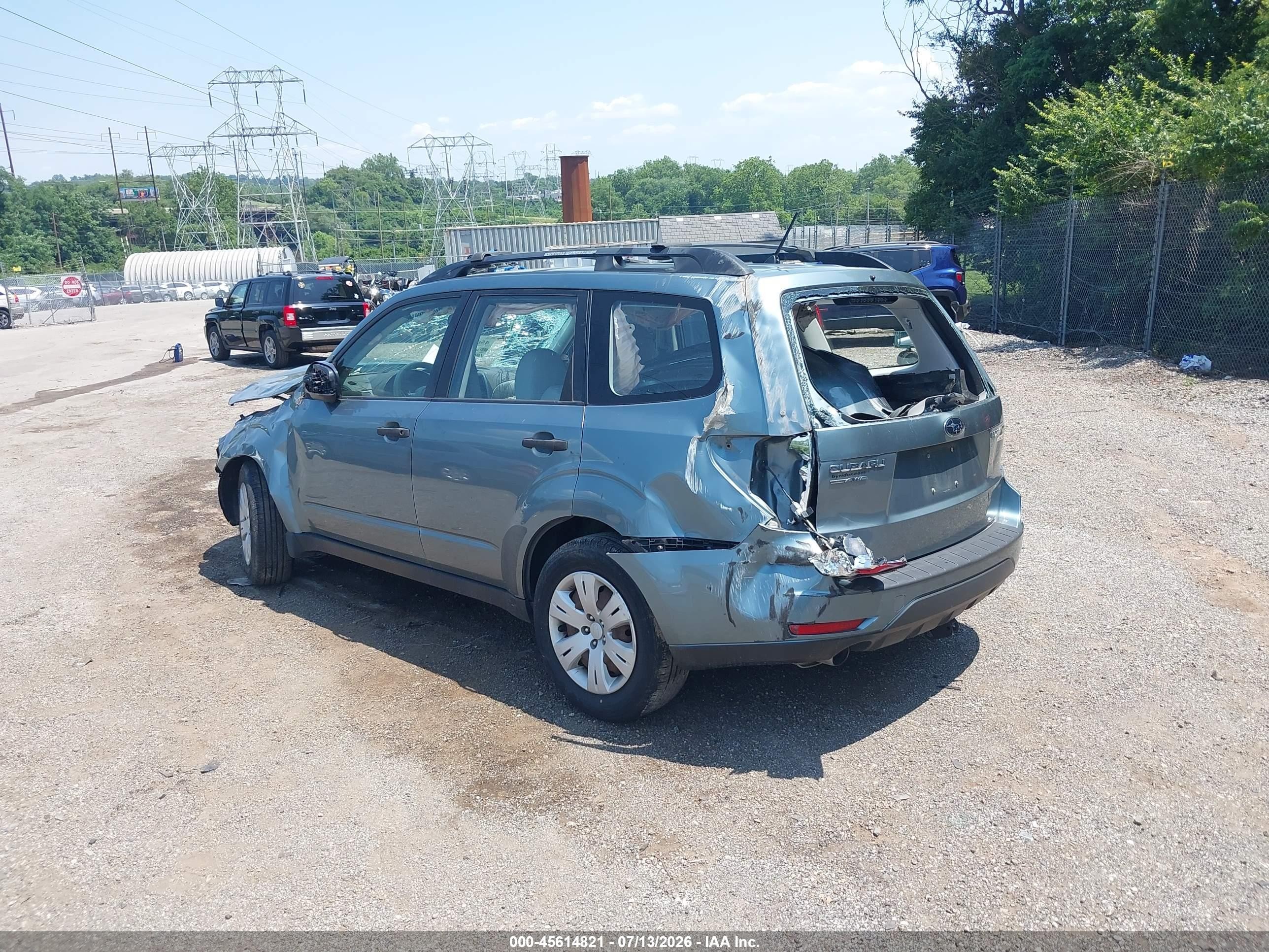 2010 Subaru Forester 2.5x Teal vin: JF2SH6AC0AH745736