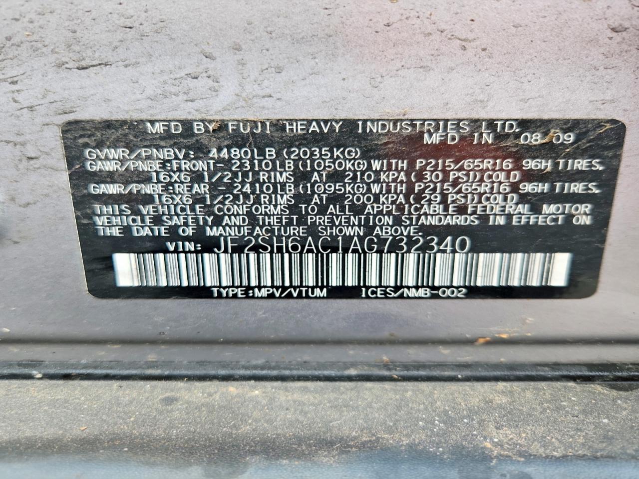 2006 Subaru Forester Silver vin: JF2SH6AC1AG732340