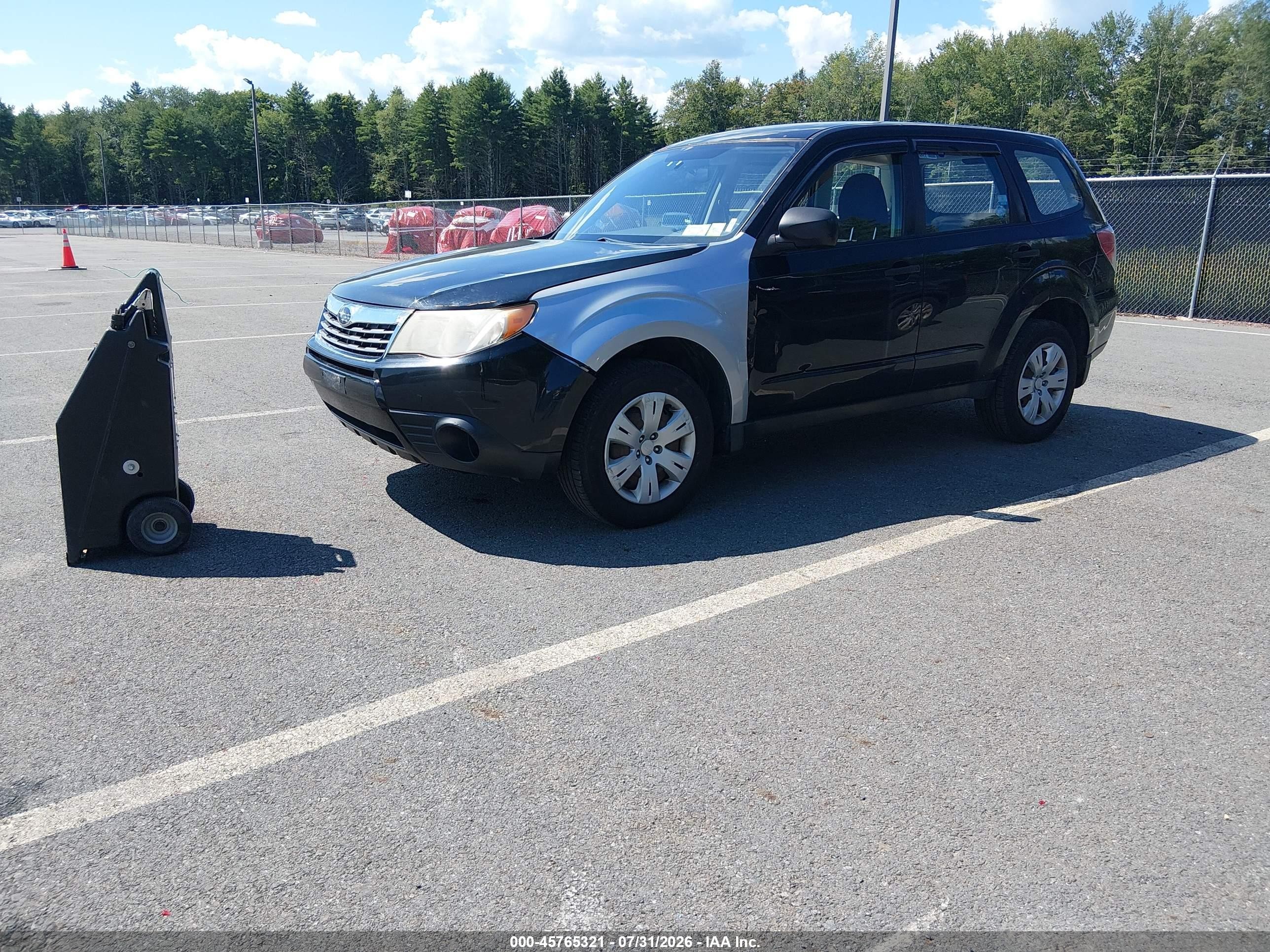 2010 Subaru Forester 2.5x Black vin: JF2SH6AC1AH726287