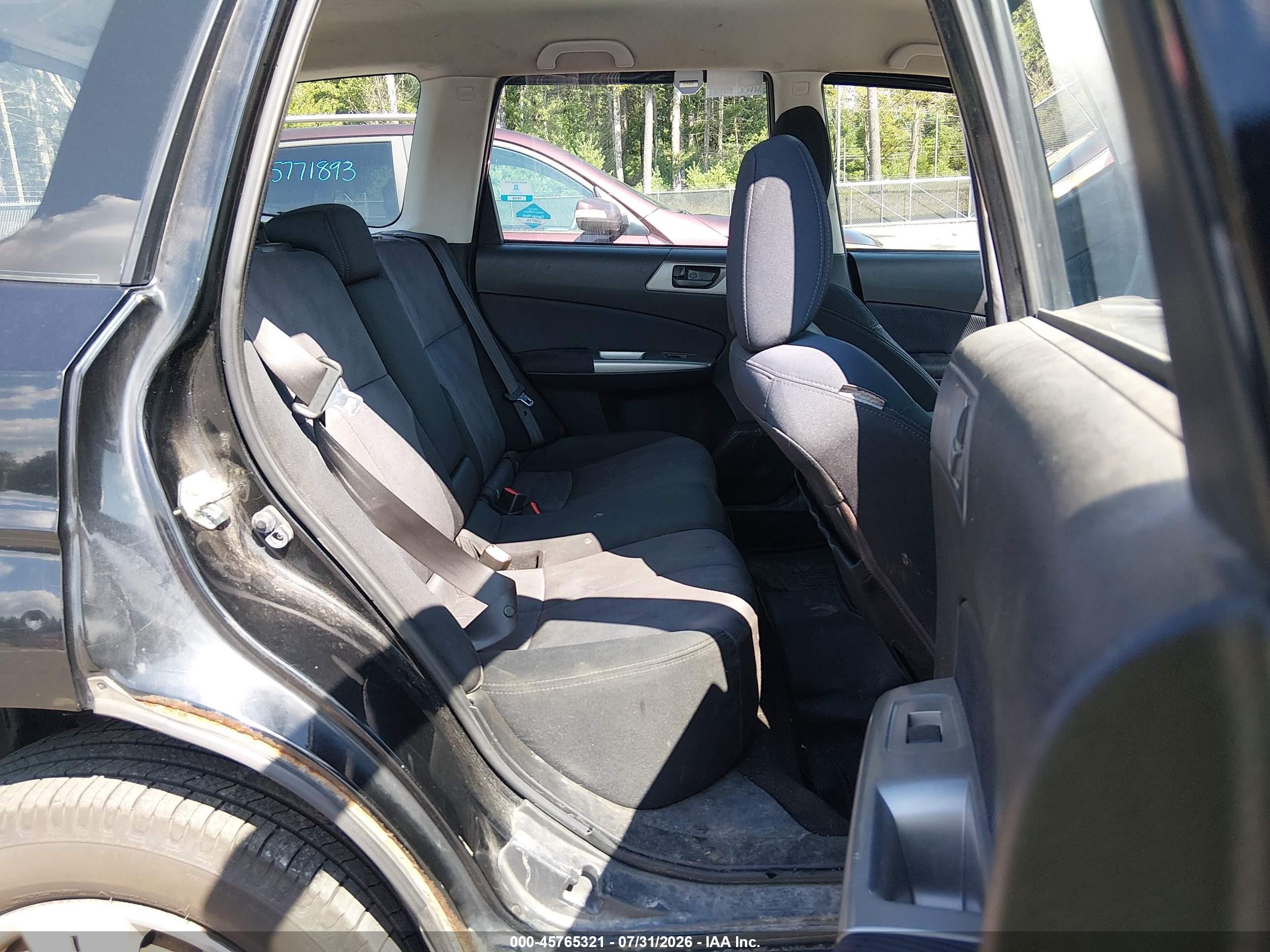 2010 Subaru Forester 2.5x Black vin: JF2SH6AC1AH726287