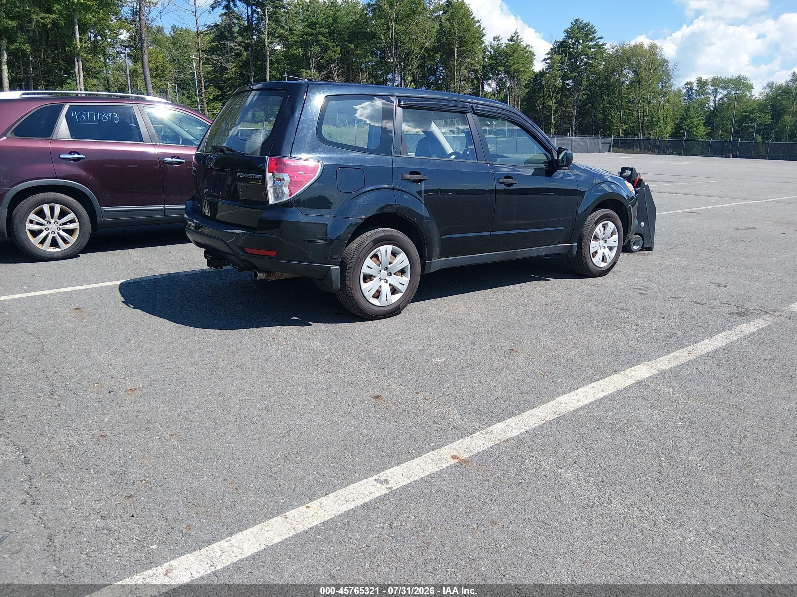2010 Subaru Forester 2.5x Black vin: JF2SH6AC1AH726287