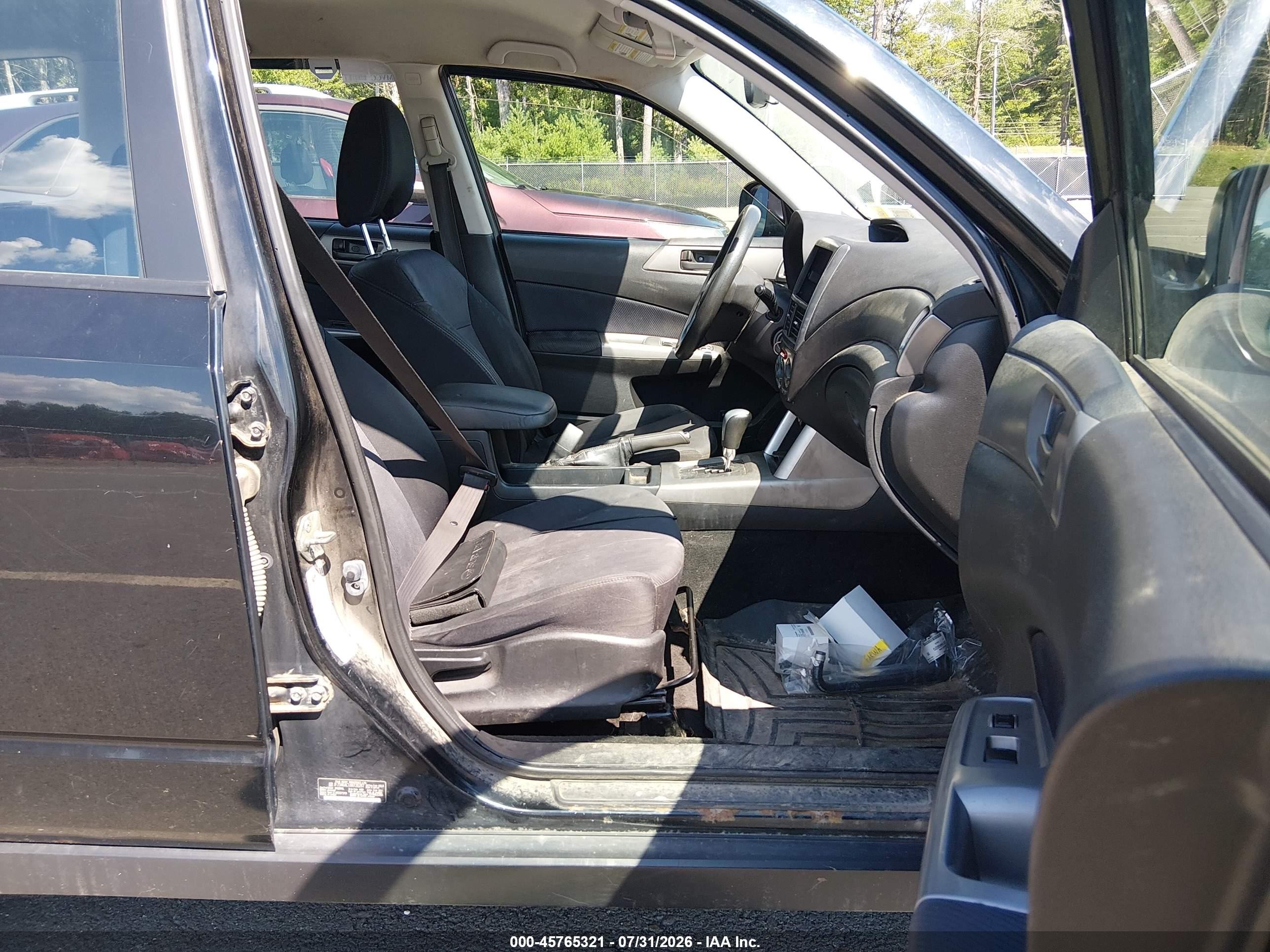 2010 Subaru Forester 2.5x Black vin: JF2SH6AC1AH726287