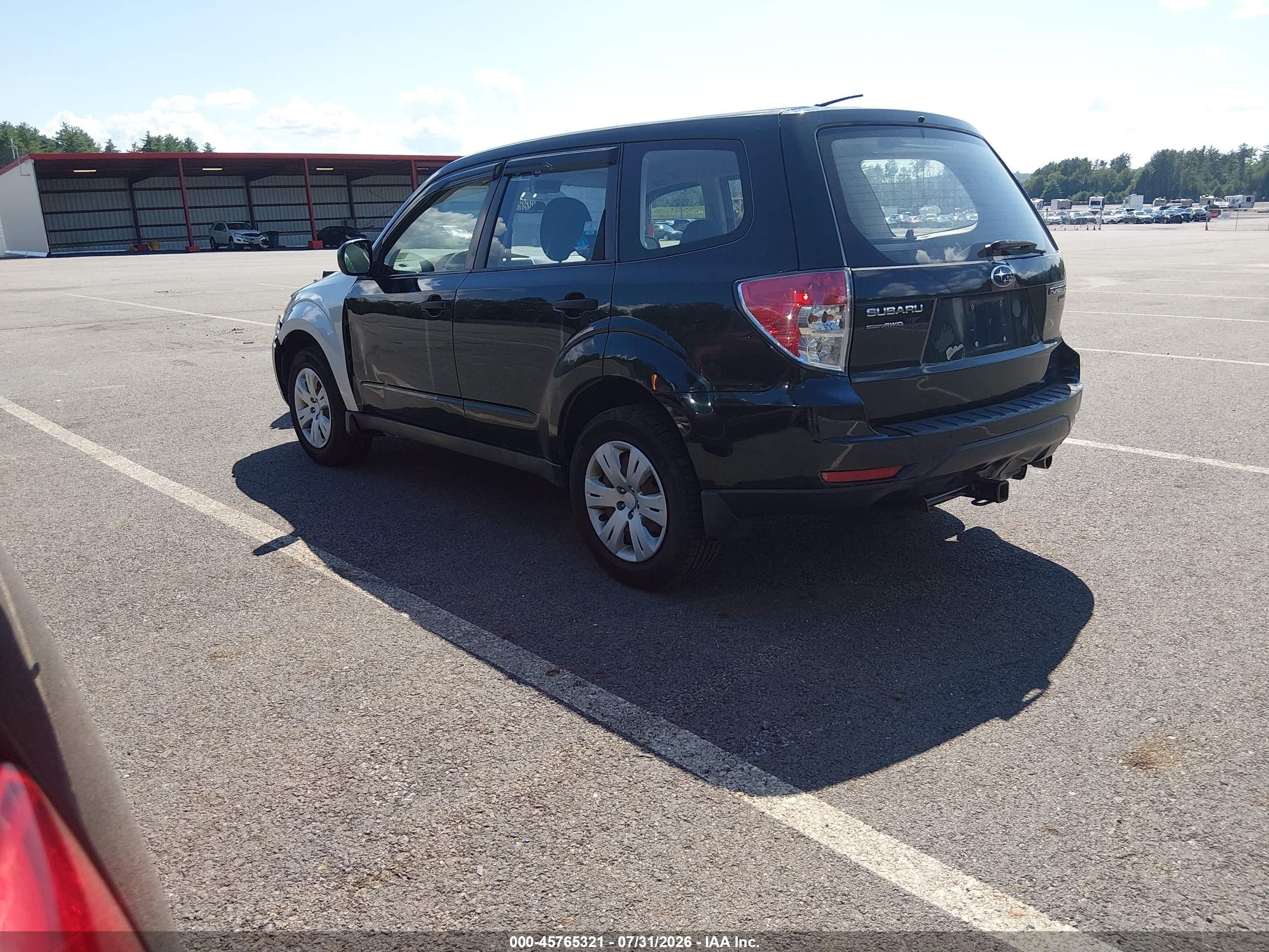 2010 Subaru Forester 2.5x Black vin: JF2SH6AC1AH726287