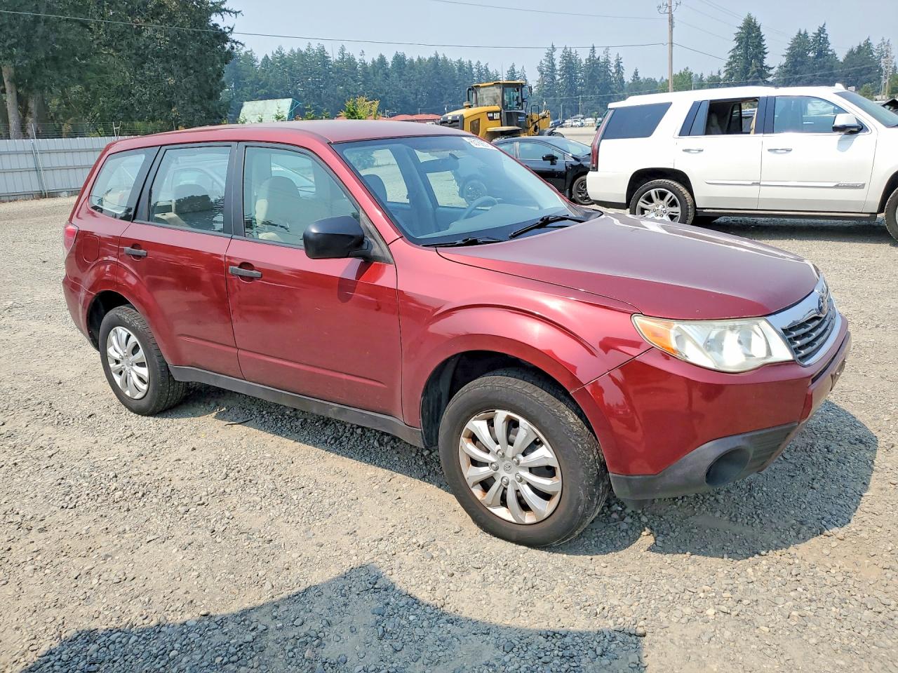2010 Subaru Forester 2.5x Red vin: JF2SH6AC1AH728637