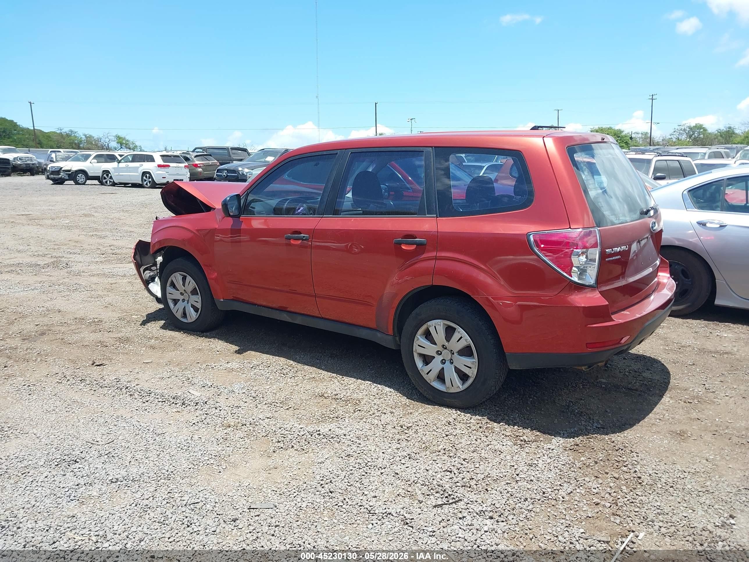 2010 Subaru Forester 2.5x Orange vin: JF2SH6AC1AH753568