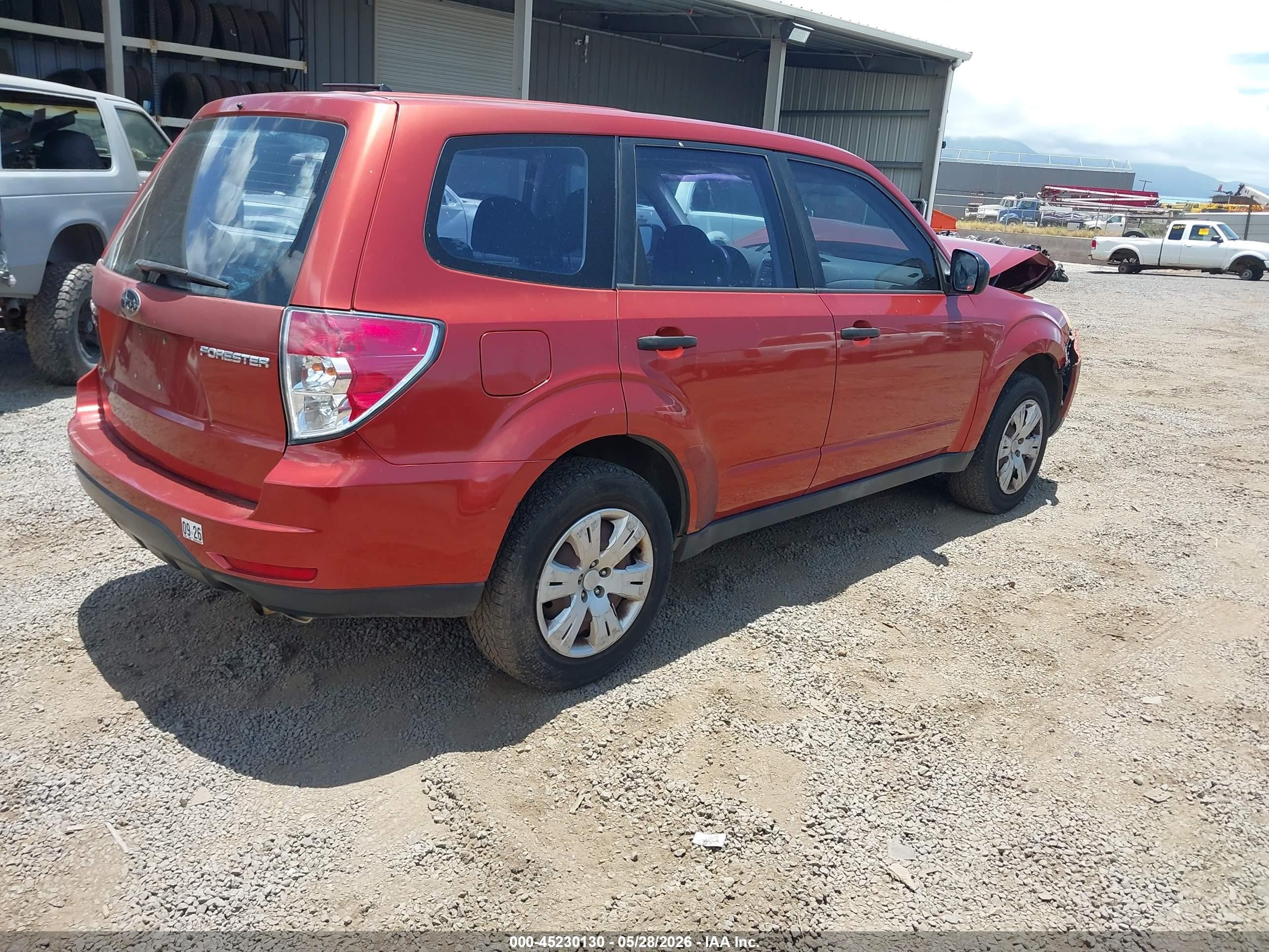 2010 Subaru Forester 2.5x Orange vin: JF2SH6AC1AH753568