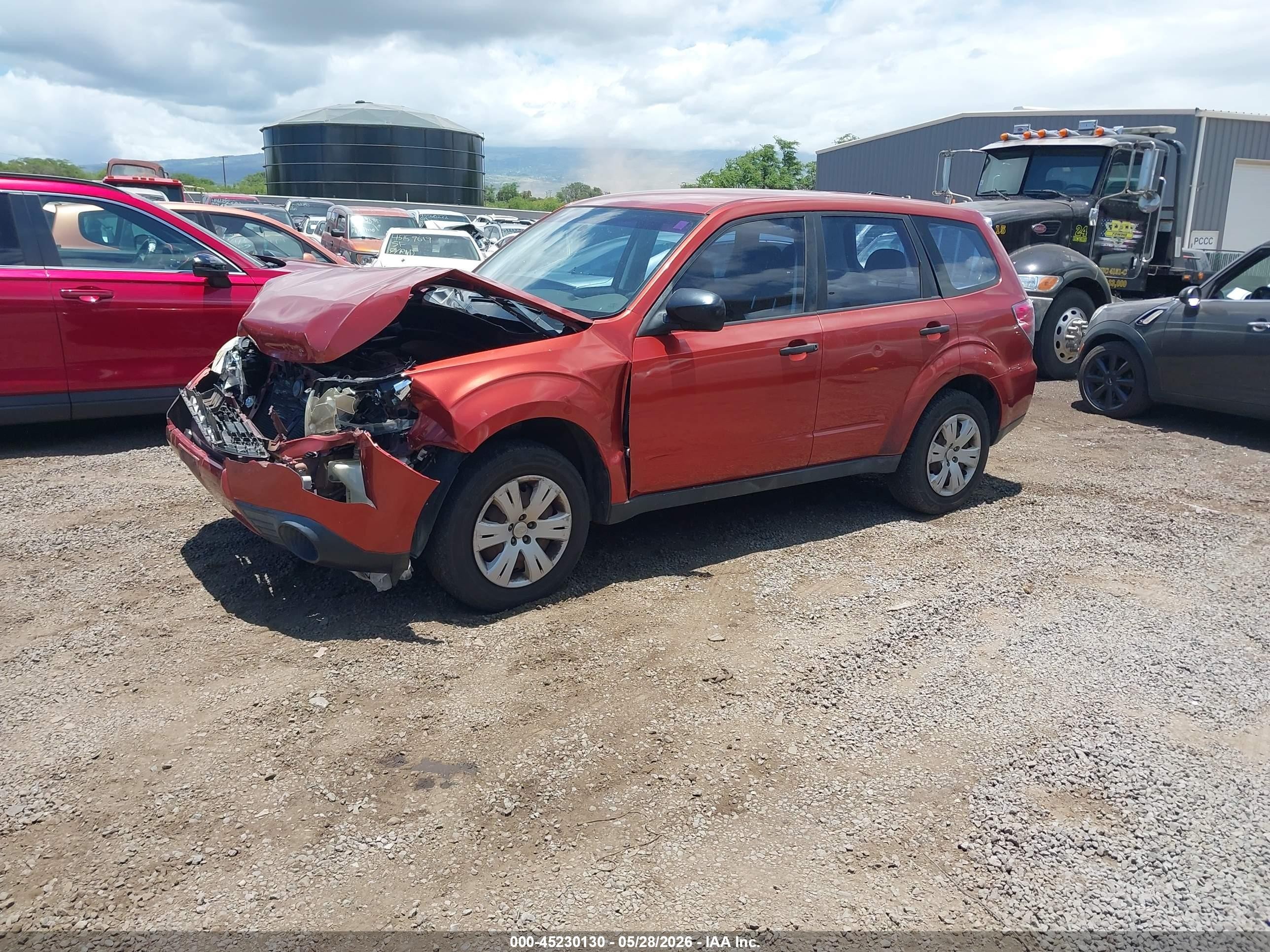 2010 Subaru Forester 2.5x Orange vin: JF2SH6AC1AH753568