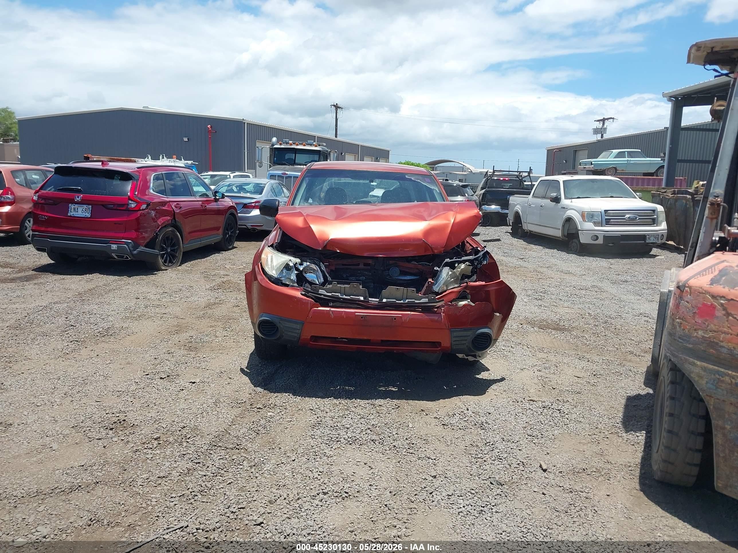 2010 Subaru Forester 2.5x Orange vin: JF2SH6AC1AH753568