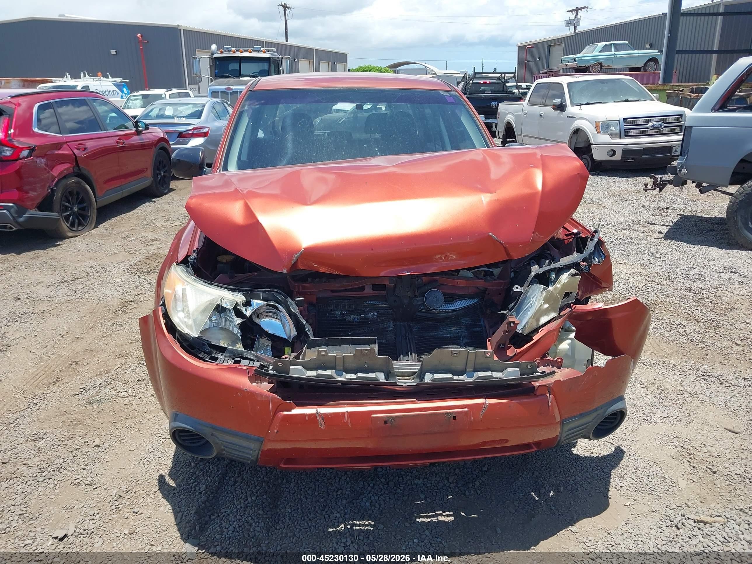 2010 Subaru Forester 2.5x Orange vin: JF2SH6AC1AH753568