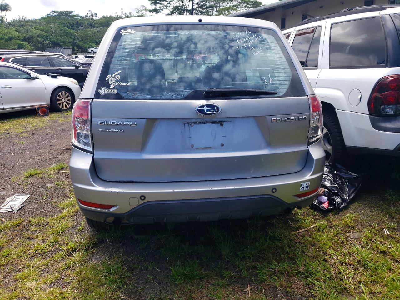 2010 Subaru Forester 2.5x Gray vin: JF2SH6AC2AH727870