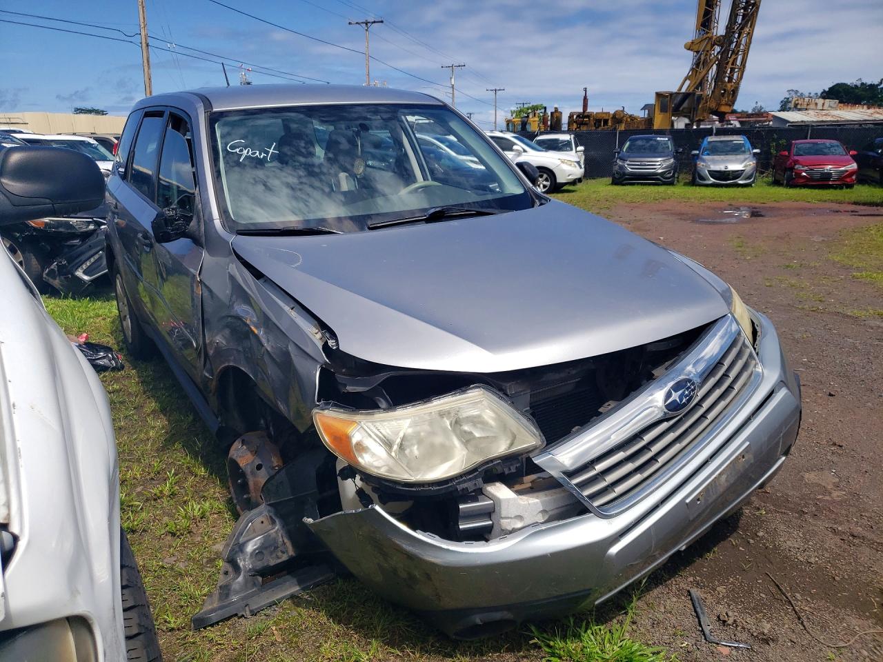 2010 Subaru Forester 2.5x Gray vin: JF2SH6AC2AH727870