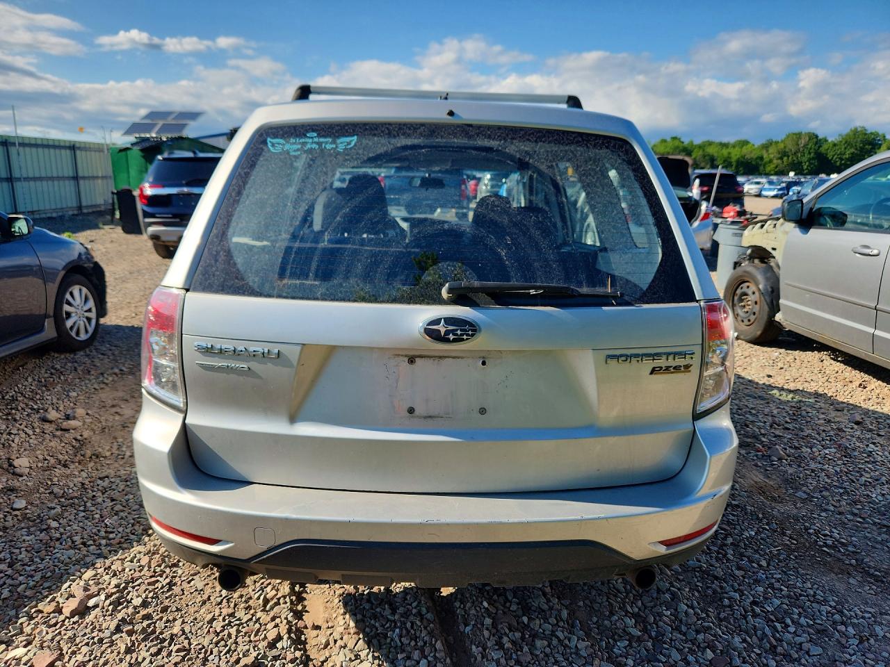 2010 Subaru Forester 2.5x Silver vin: JF2SH6AC2AH731501