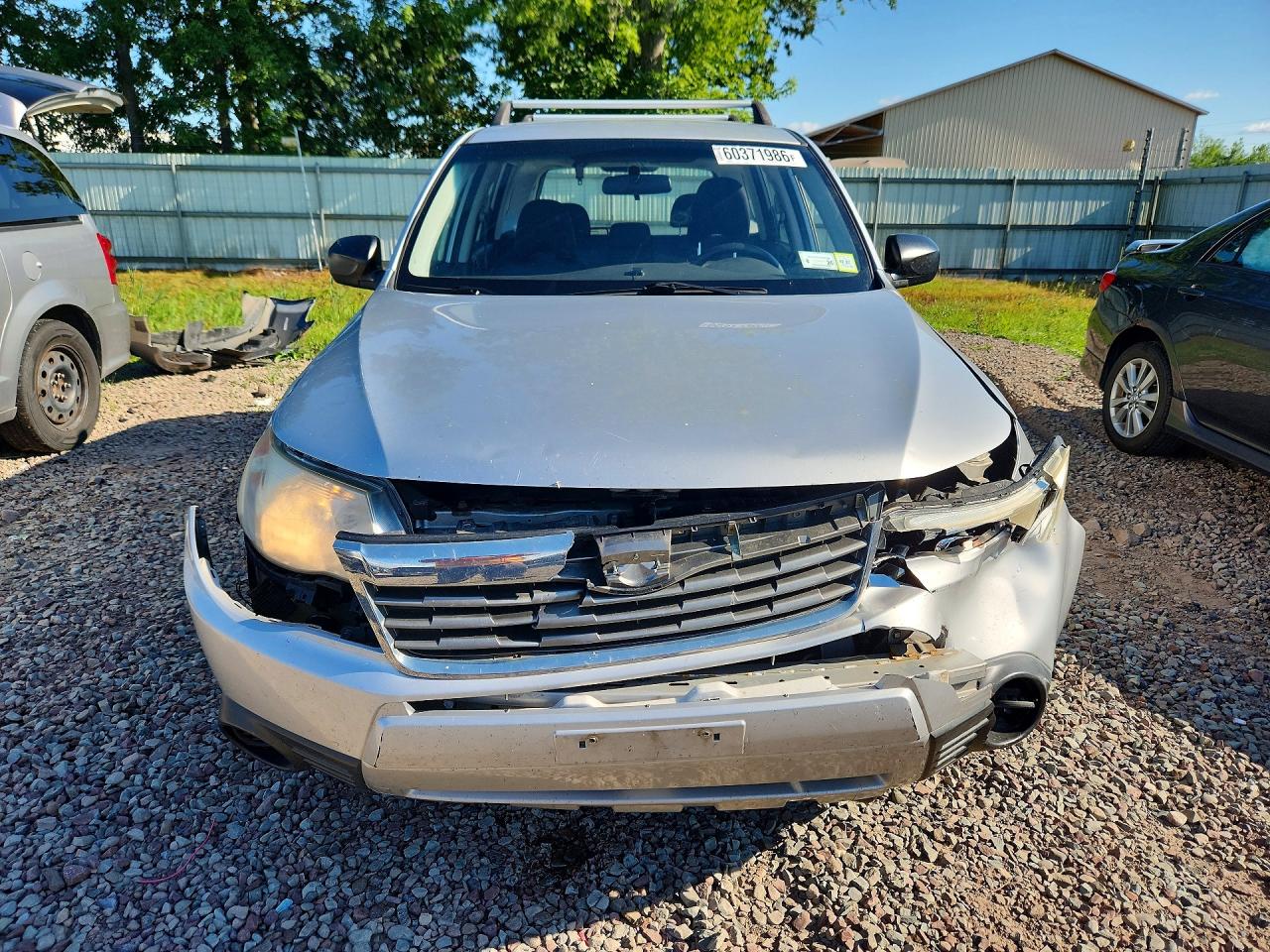 2010 Subaru Forester 2.5x Silver vin: JF2SH6AC2AH731501