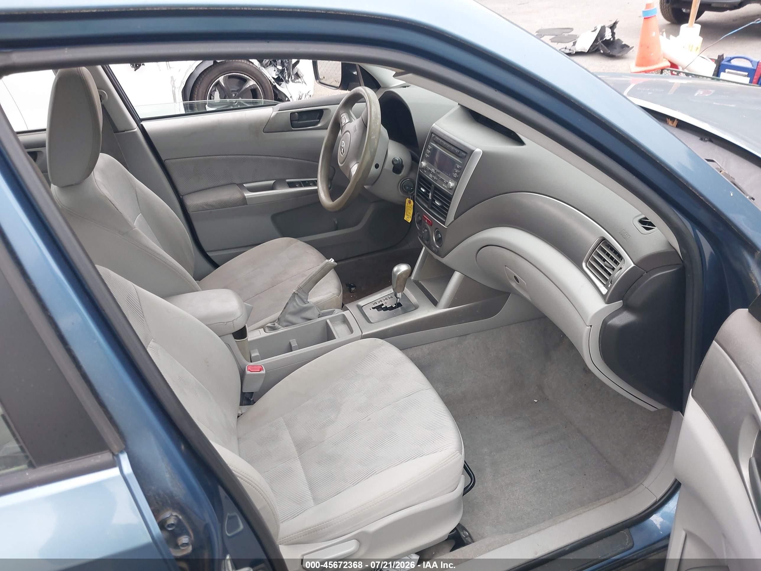 2010 Subaru Forester 2.5x Синий vin: JF2SH6AC2AH747004