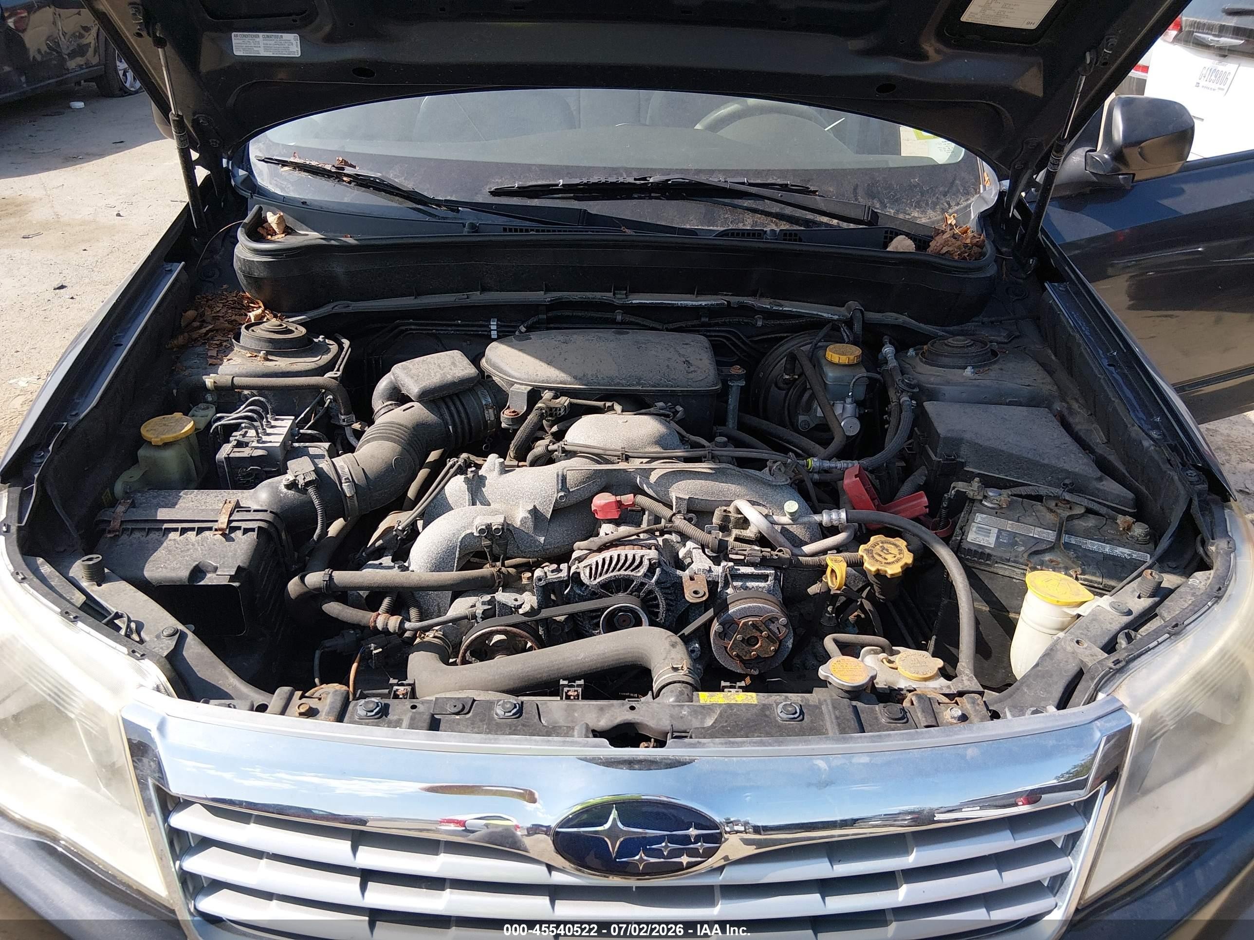 2010 Subaru Forester 2.5x Gray vin: JF2SH6AC2AH751635