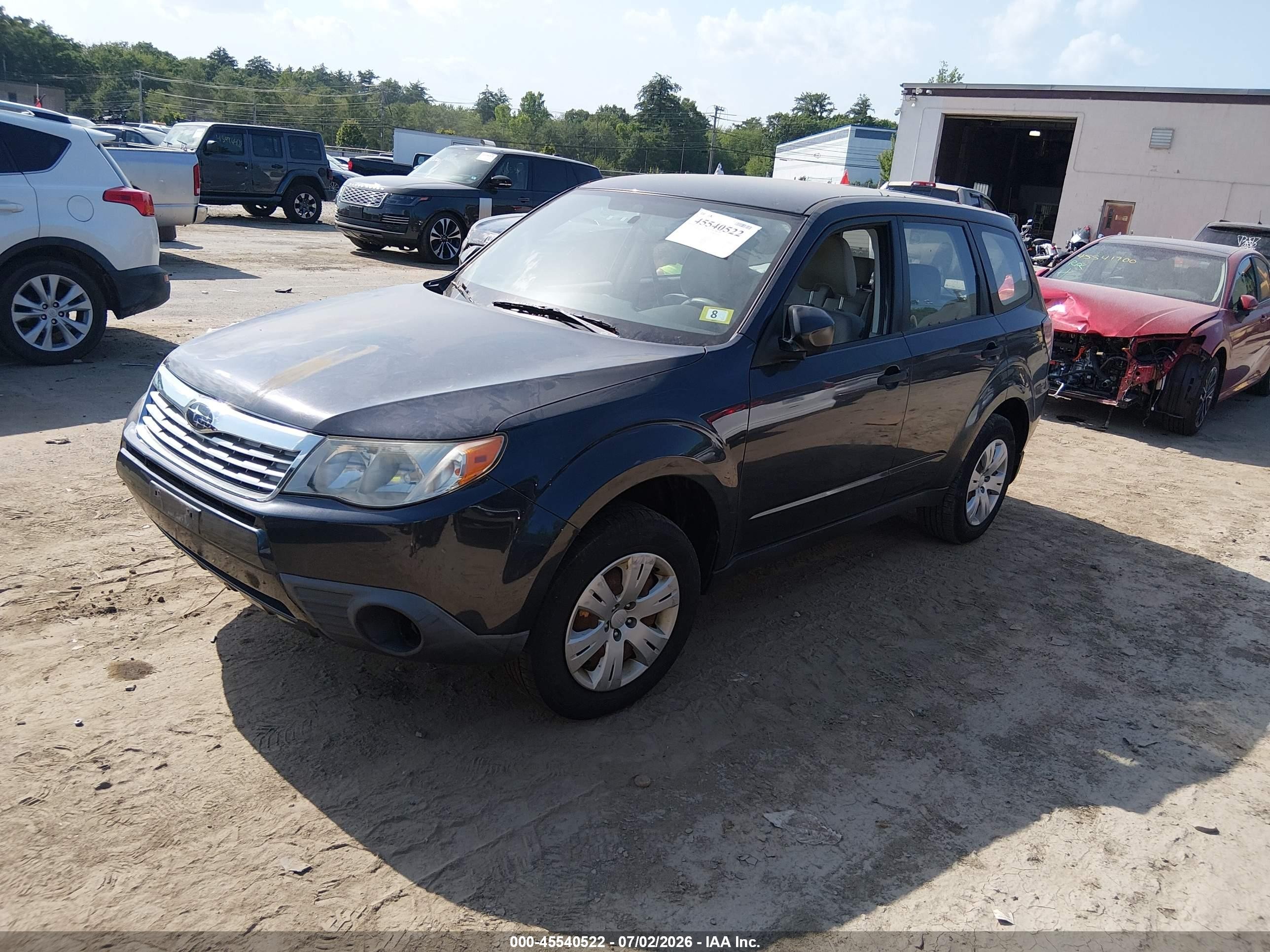 2010 Subaru Forester 2.5x Gray vin: JF2SH6AC2AH751635