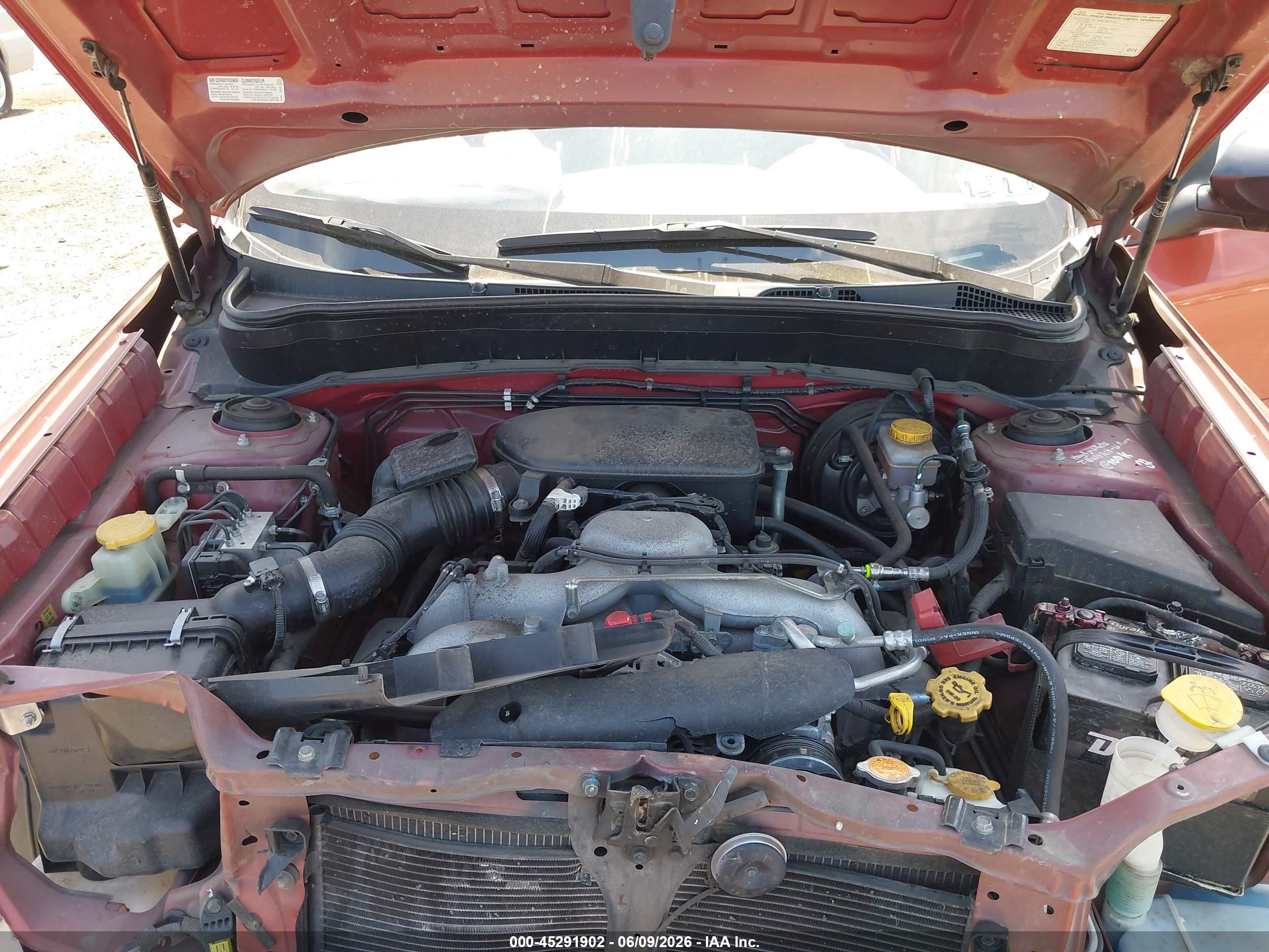 2010 Subaru Forester 2.5x Красный vin: JF2SH6AC2AH757998