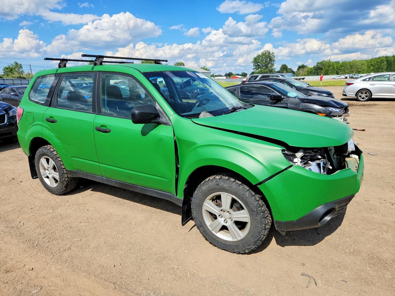 2010 Subaru Forester 2.5x Green vin: JF2SH6AC3AG725082