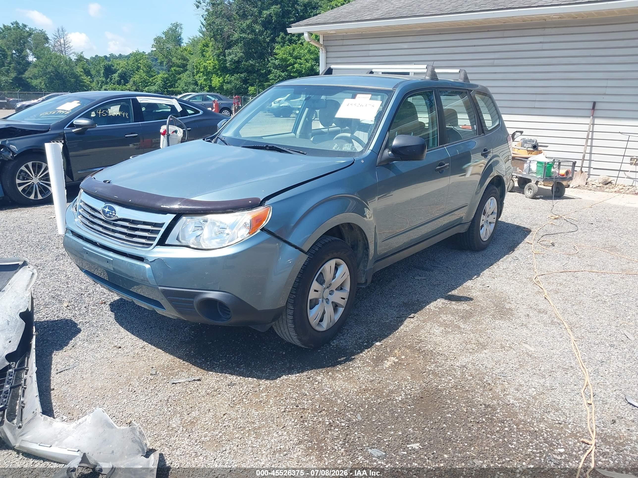 2010 Subaru Forester 2.5x Синий vin: JF2SH6AC3AH708079