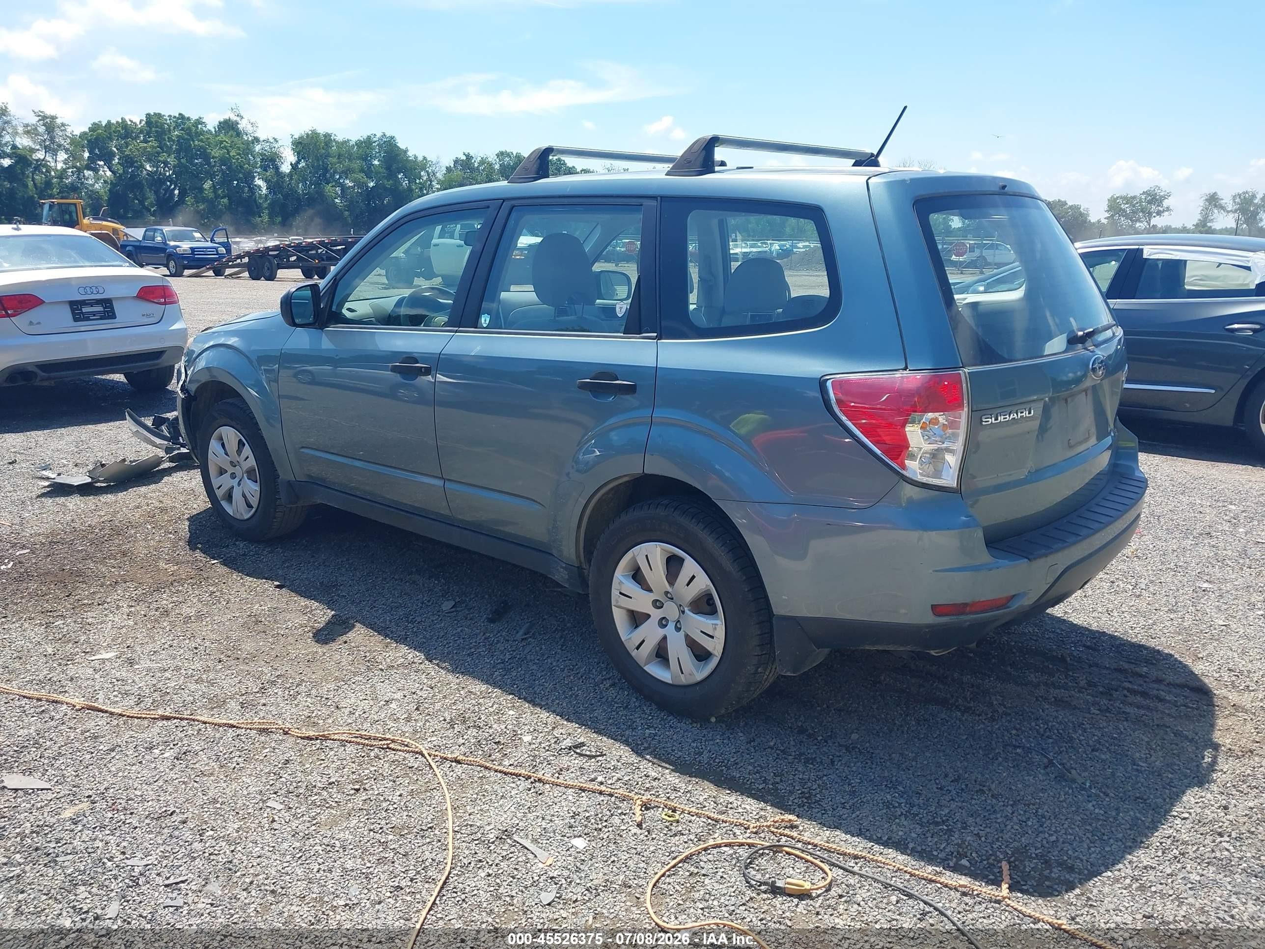 2010 Subaru Forester 2.5x Синий vin: JF2SH6AC3AH708079