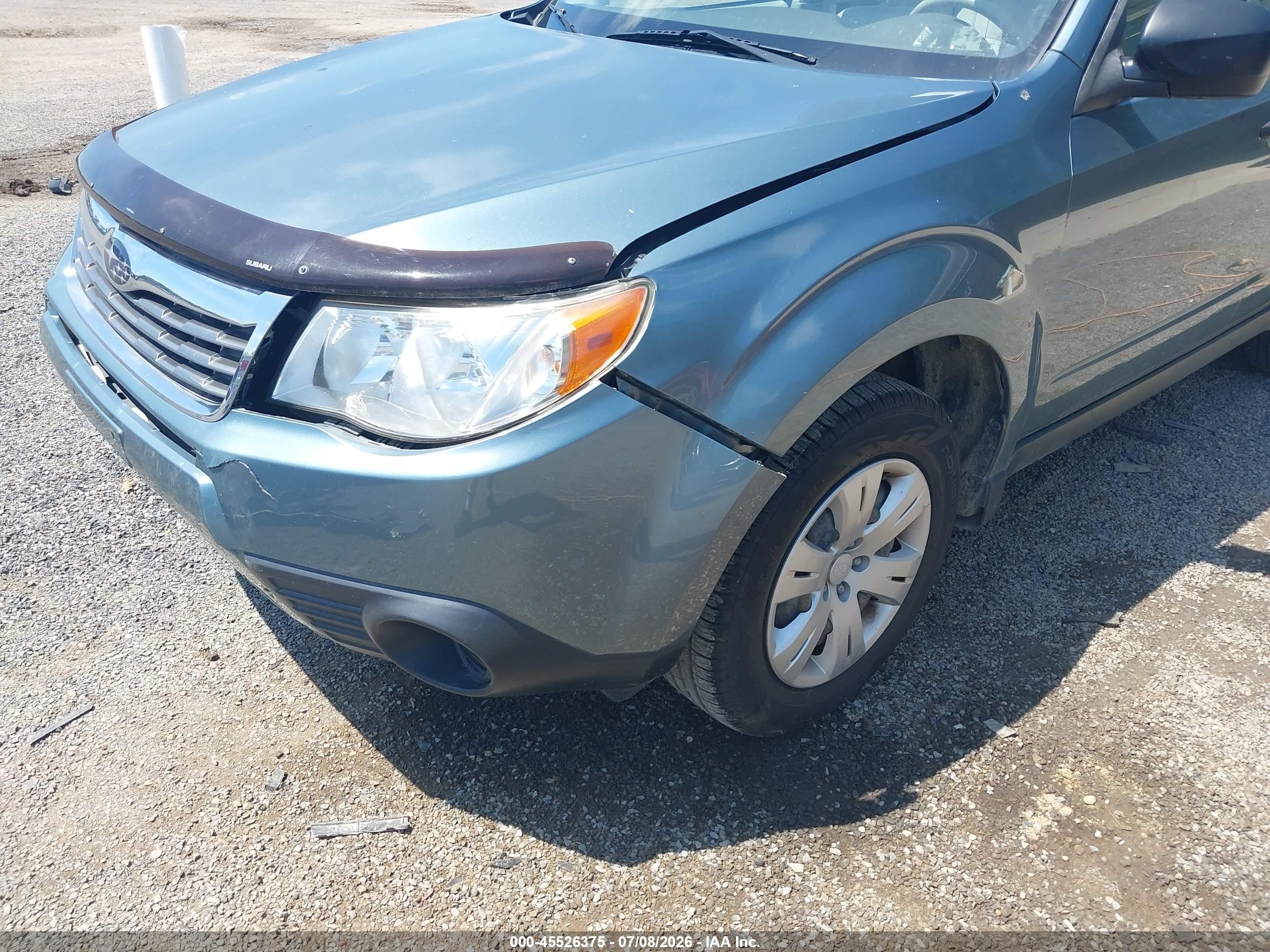 2010 Subaru Forester 2.5x Синий vin: JF2SH6AC3AH708079