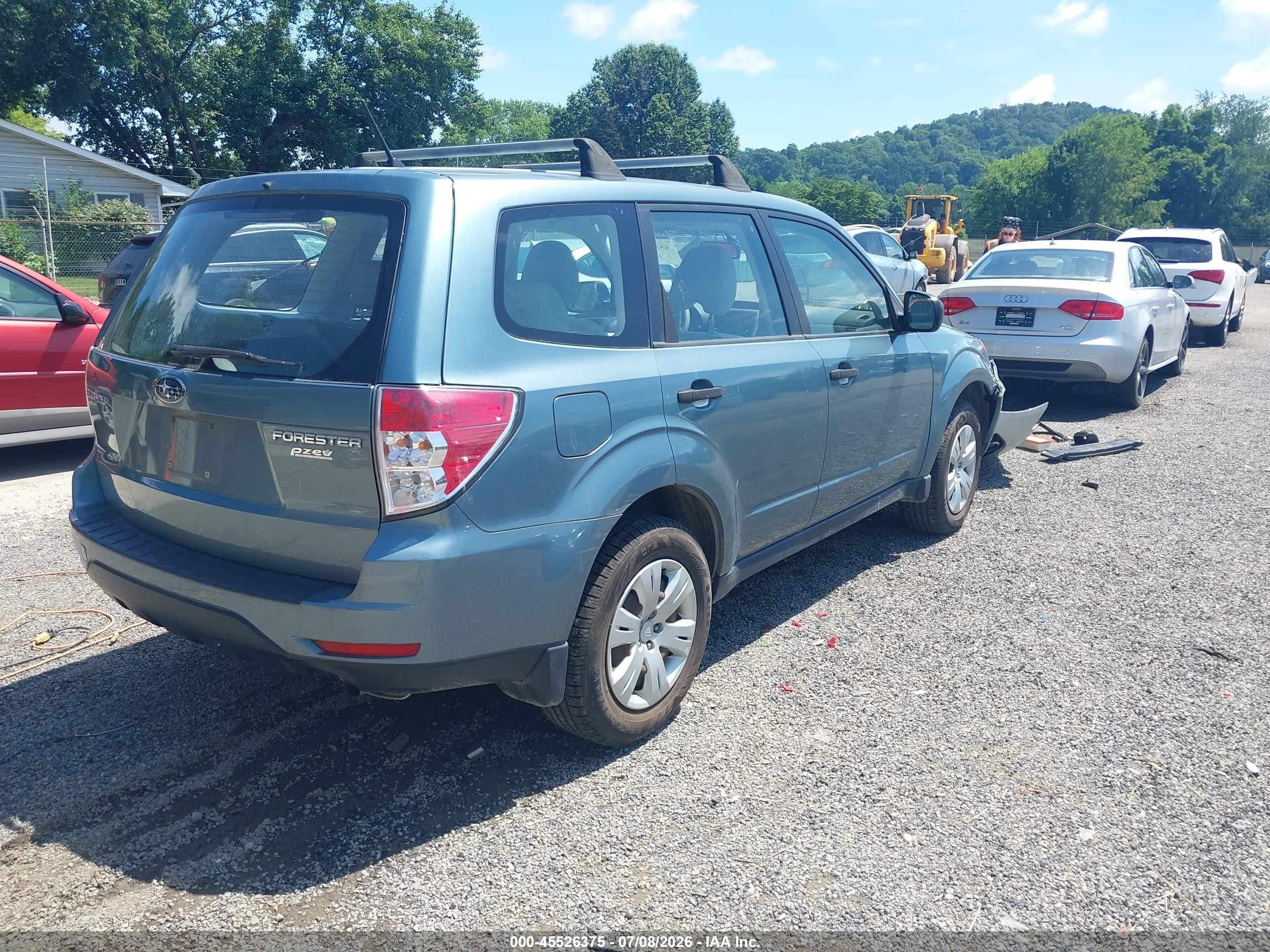 2010 Subaru Forester 2.5x Синий vin: JF2SH6AC3AH708079