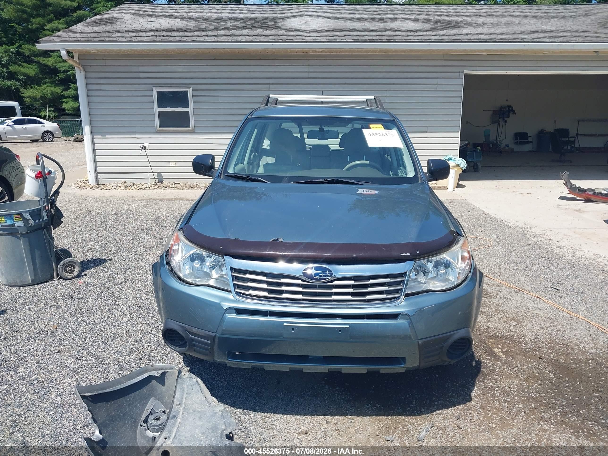 2010 Subaru Forester 2.5x Синий vin: JF2SH6AC3AH708079