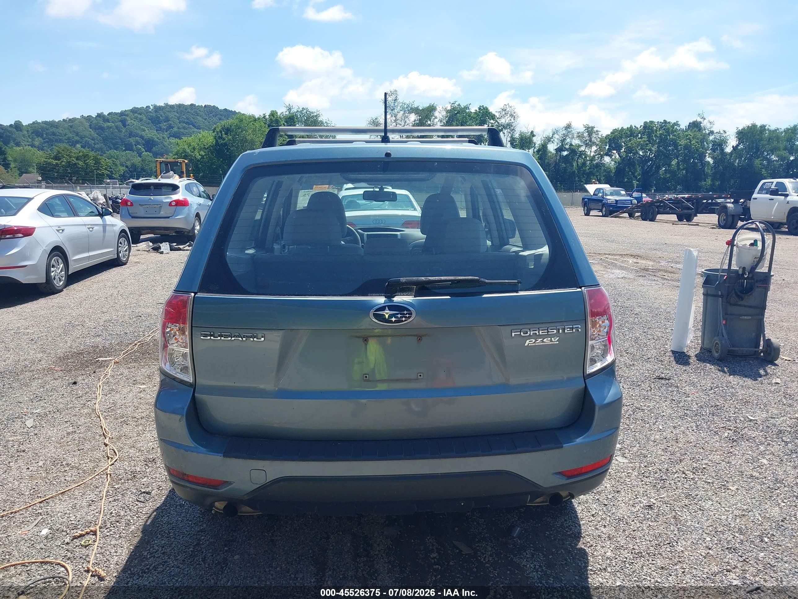 2010 Subaru Forester 2.5x Синий vin: JF2SH6AC3AH708079