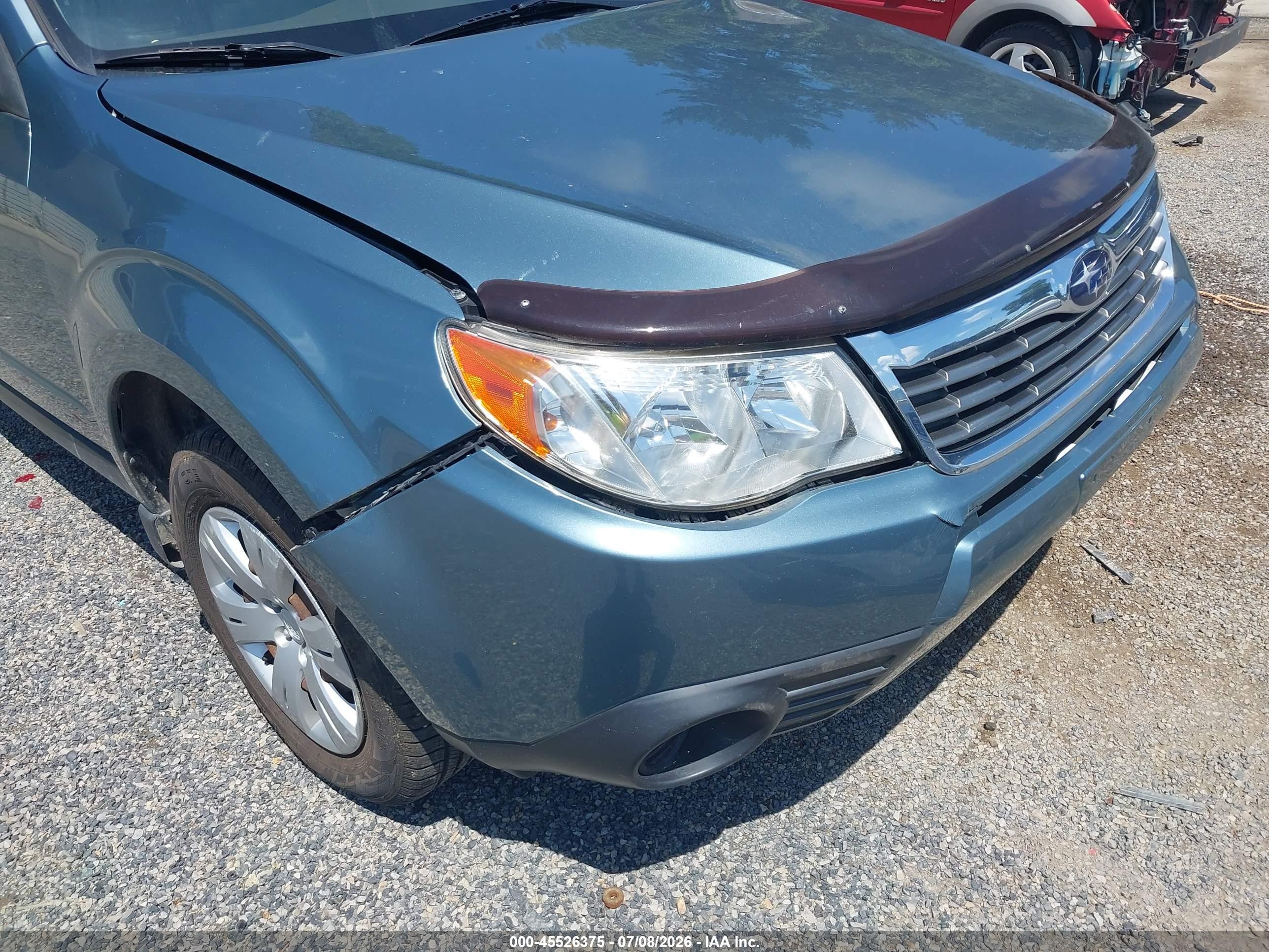 2010 Subaru Forester 2.5x Синий vin: JF2SH6AC3AH708079