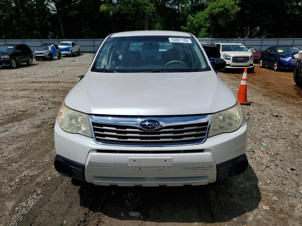 2010 Subaru Forester 2.5x White vin: JF2SH6AC3AH724959
