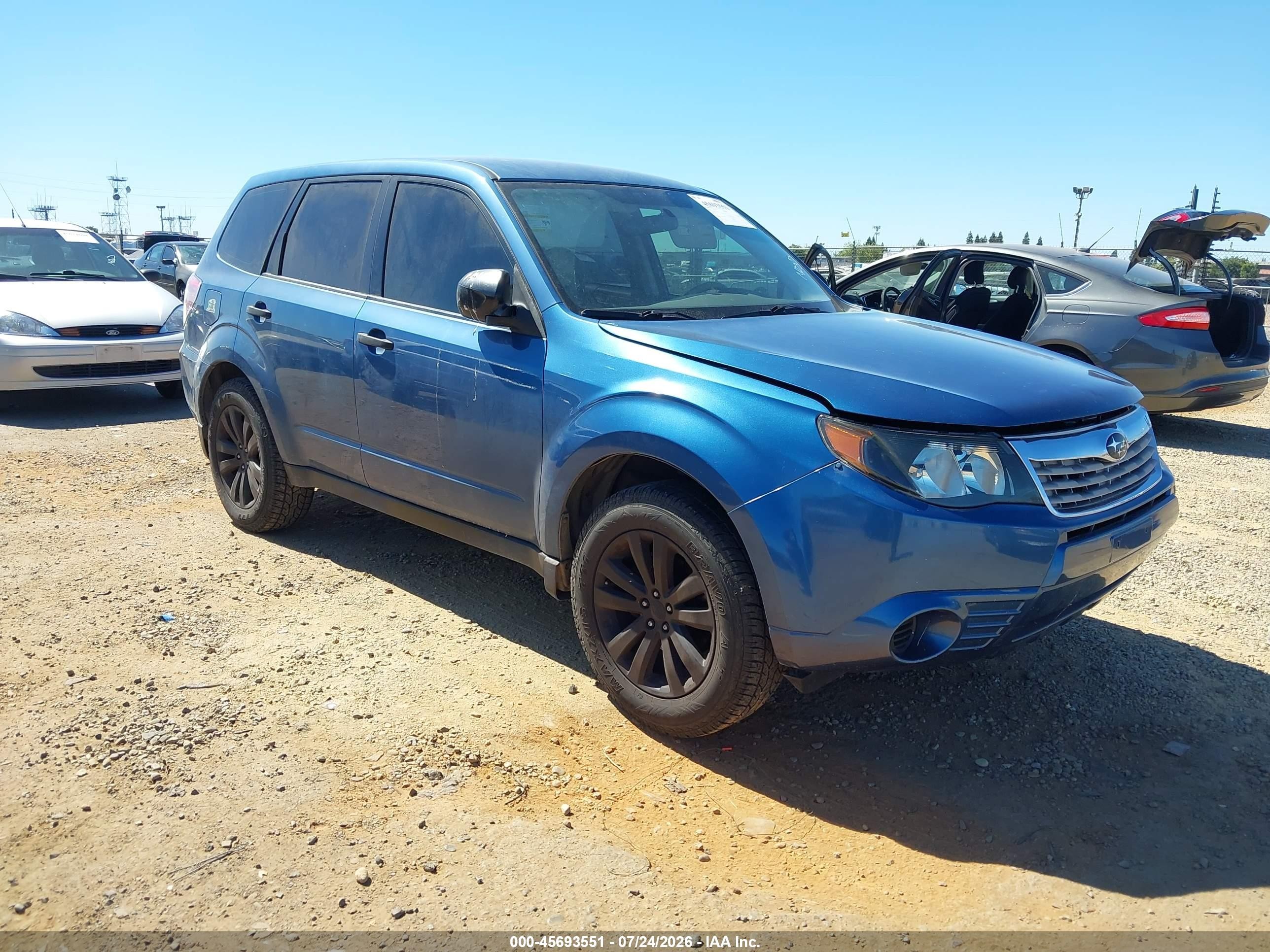 2010 Subaru Forester 2.5x Blue vin: JF2SH6AC3AH756553