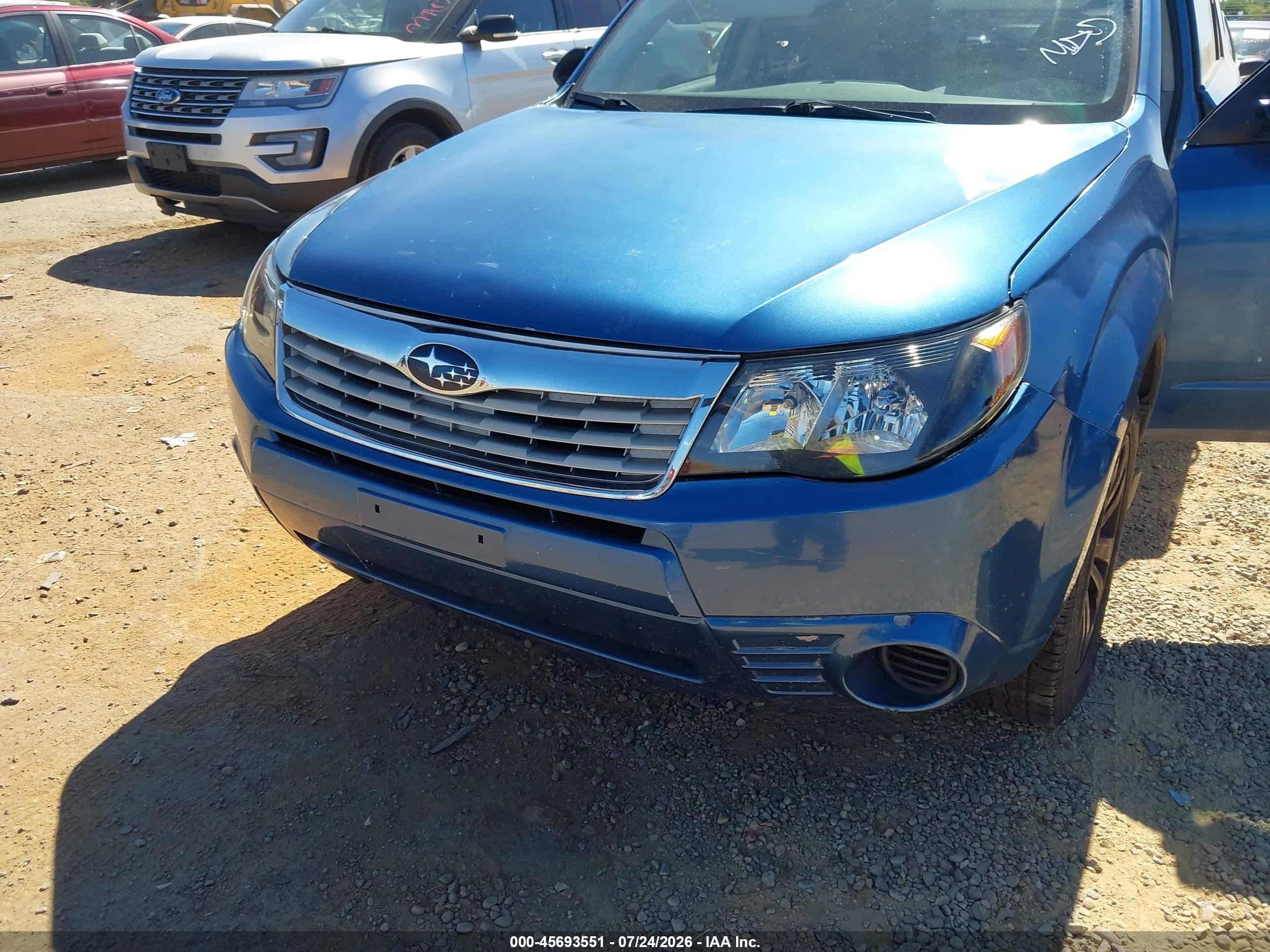 2010 Subaru Forester 2.5x Blue vin: JF2SH6AC3AH756553