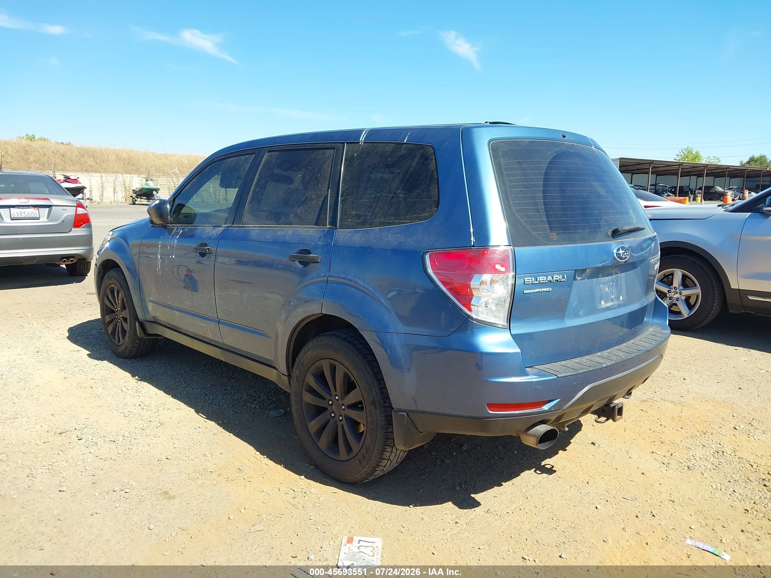 2010 Subaru Forester 2.5x Blue vin: JF2SH6AC3AH756553